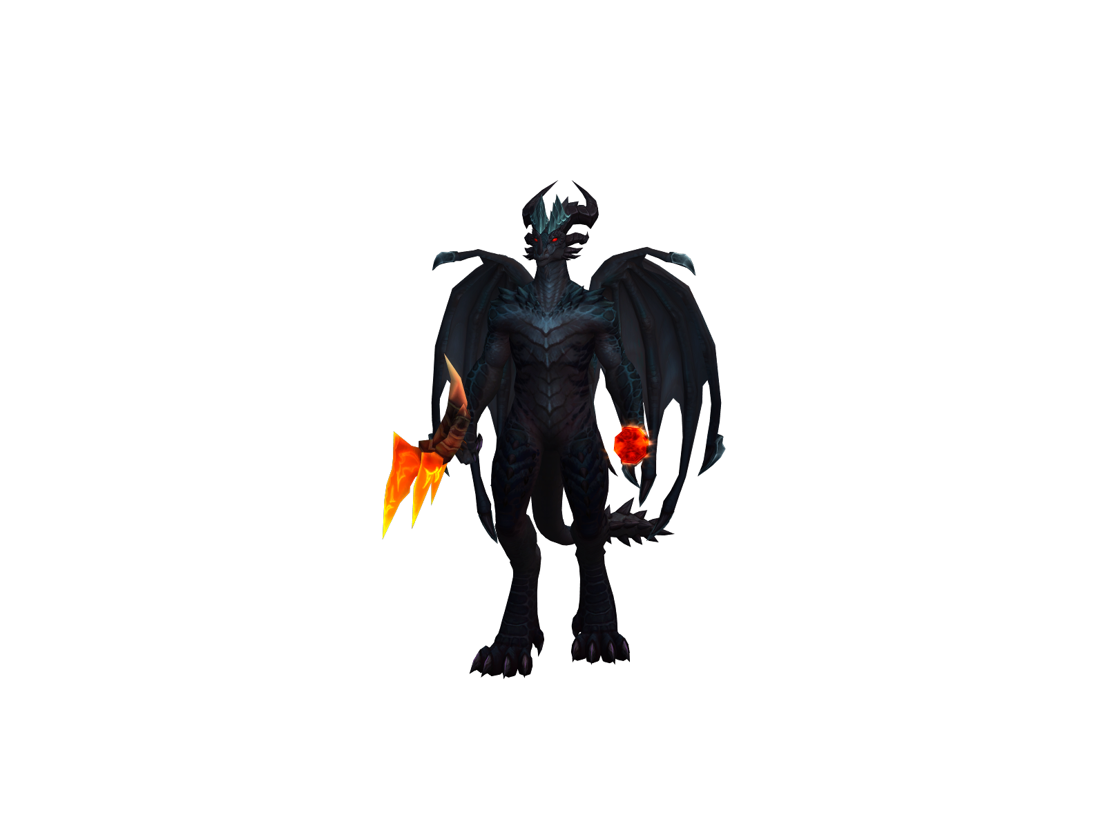 Reptilicus 3D character render