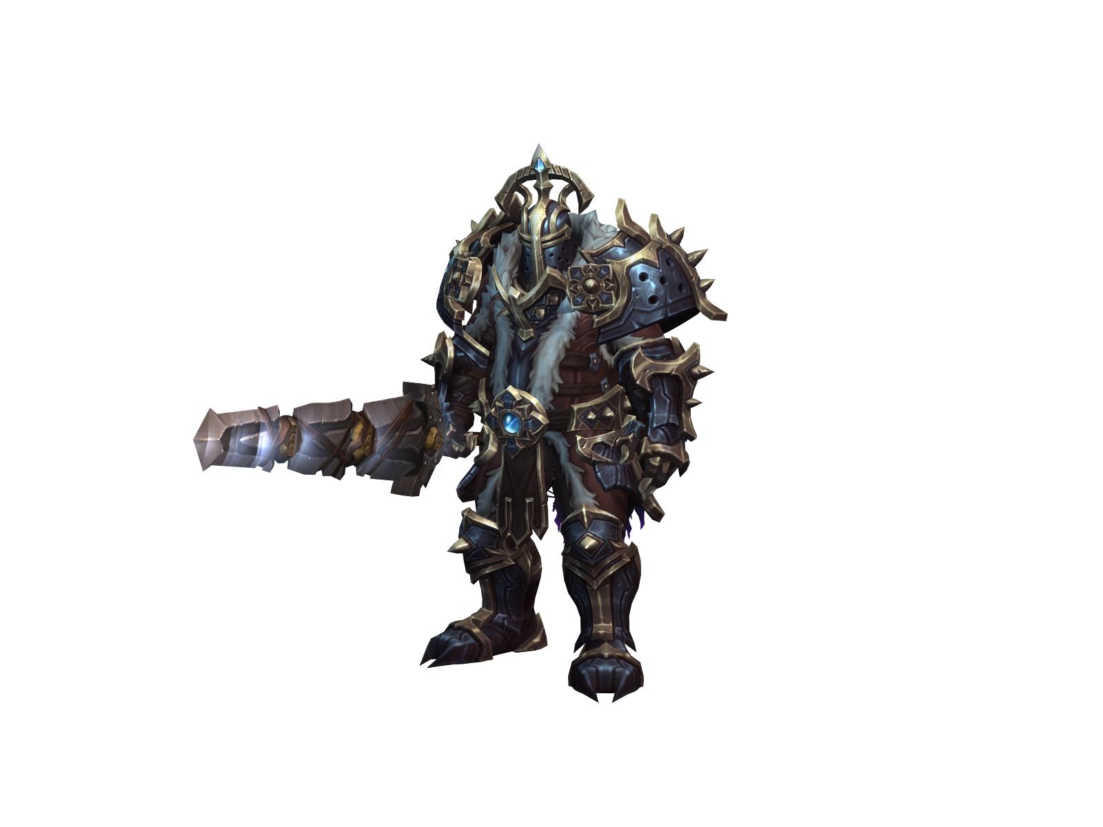 Blancodamus 3D character render