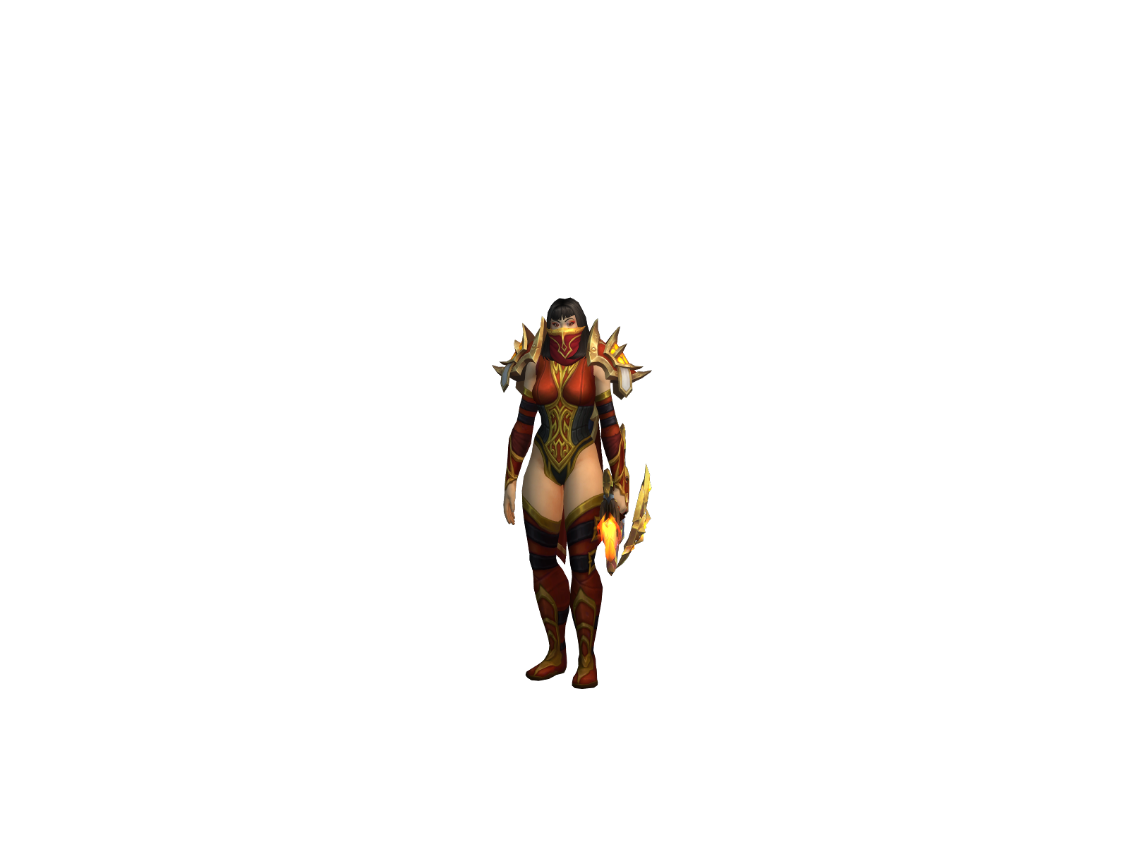 Meowlissa 3D character render