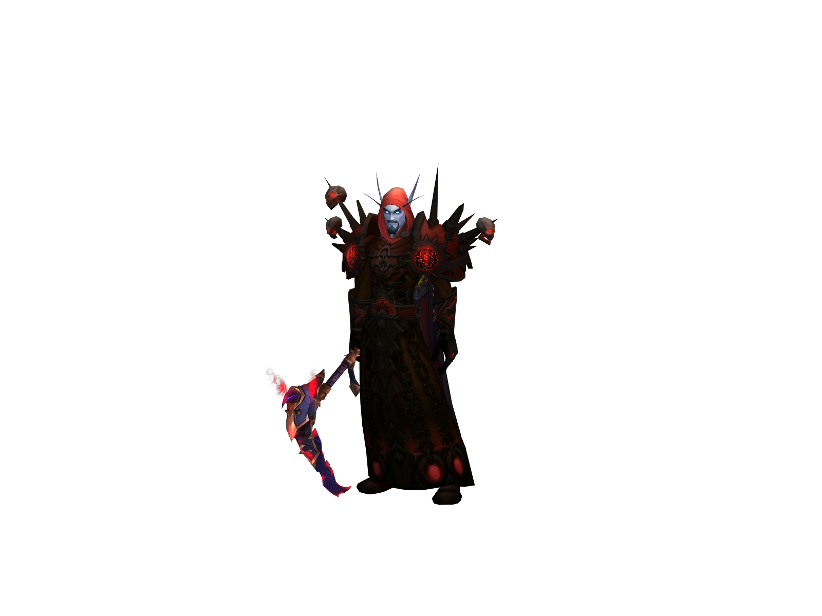 Grayban 3D character render