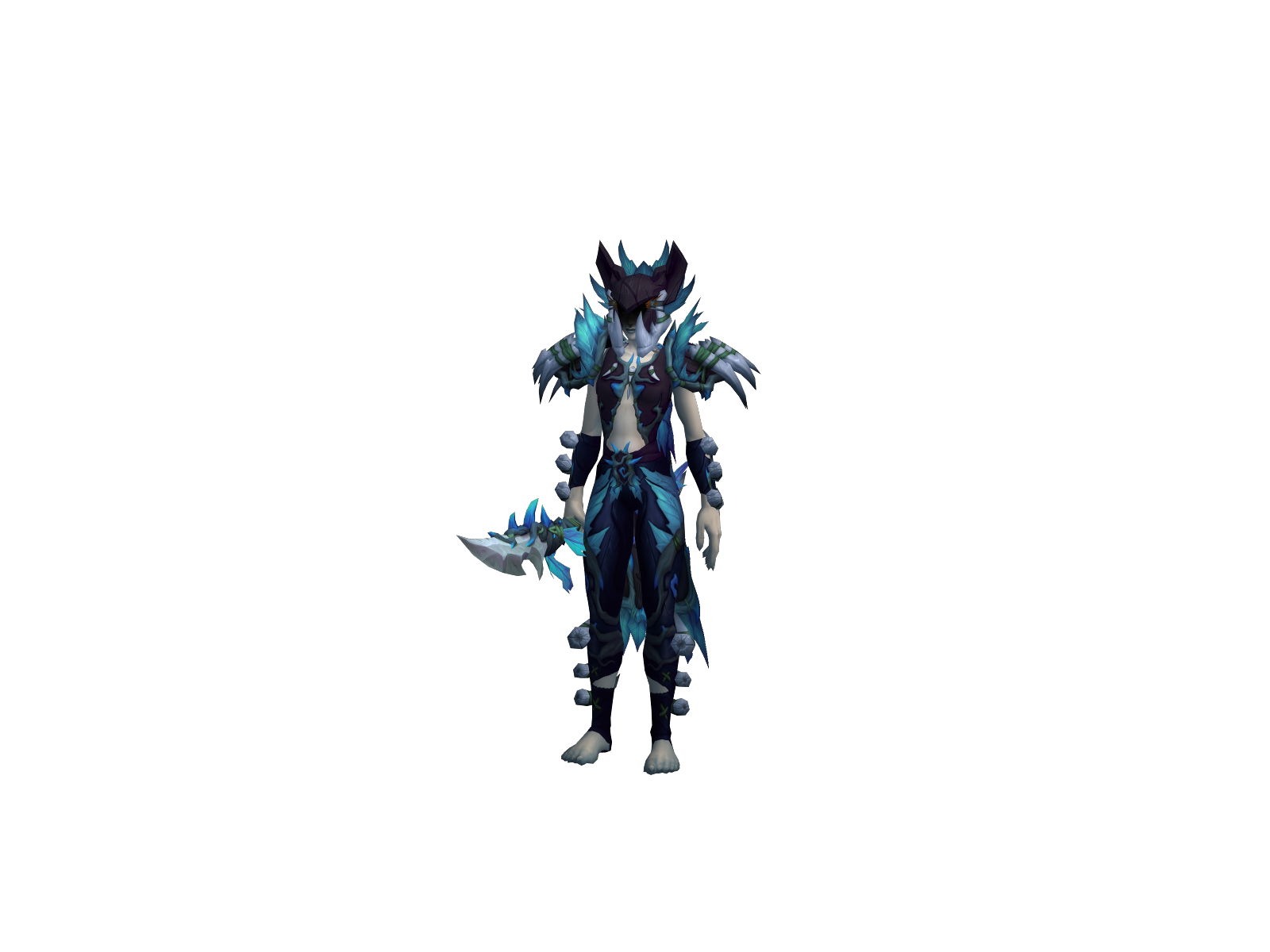 Ginjra 3D character render