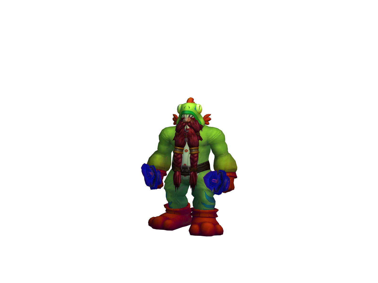 Grizx 3D character render