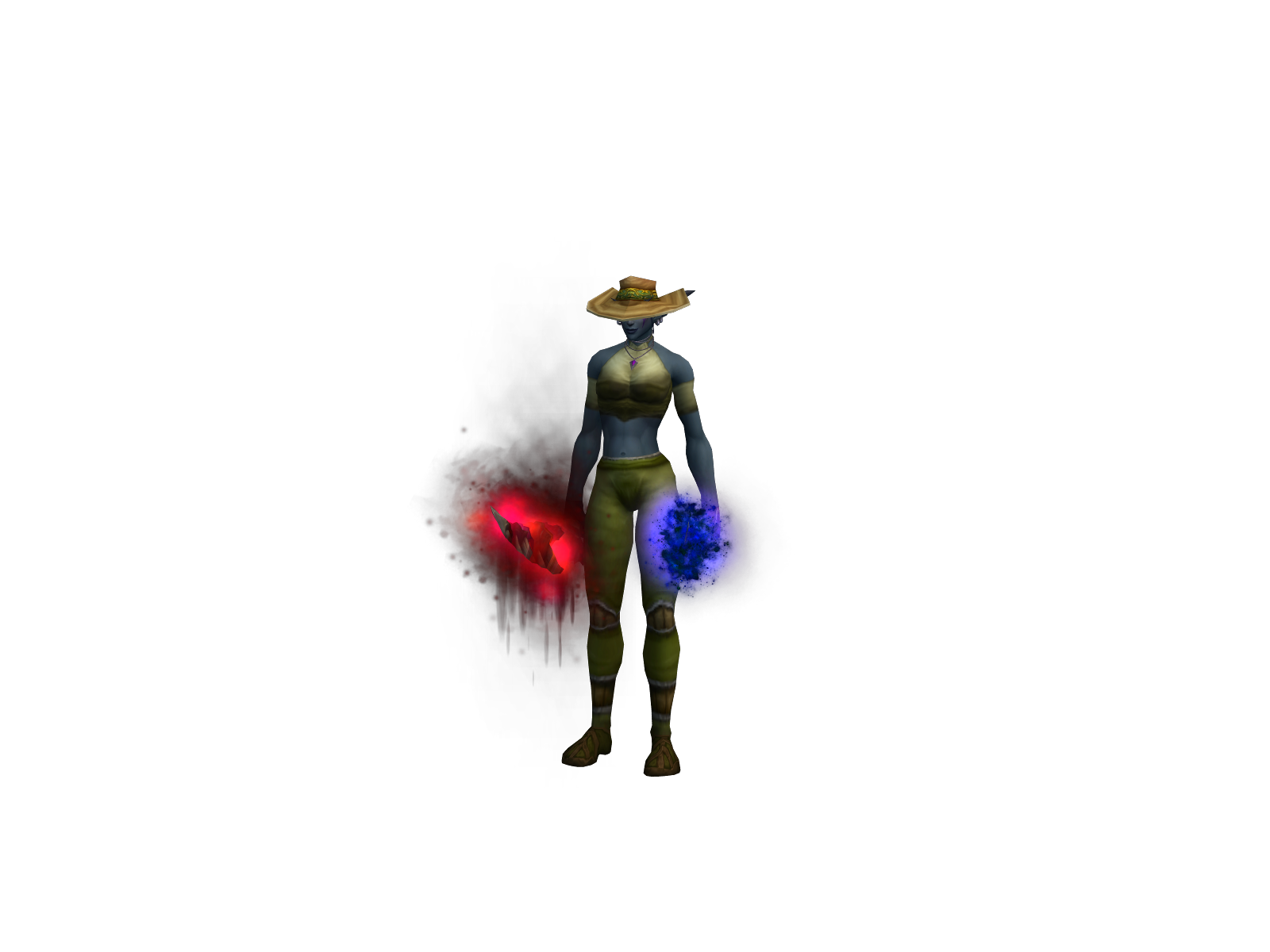 Tugfrombhind 3D character render