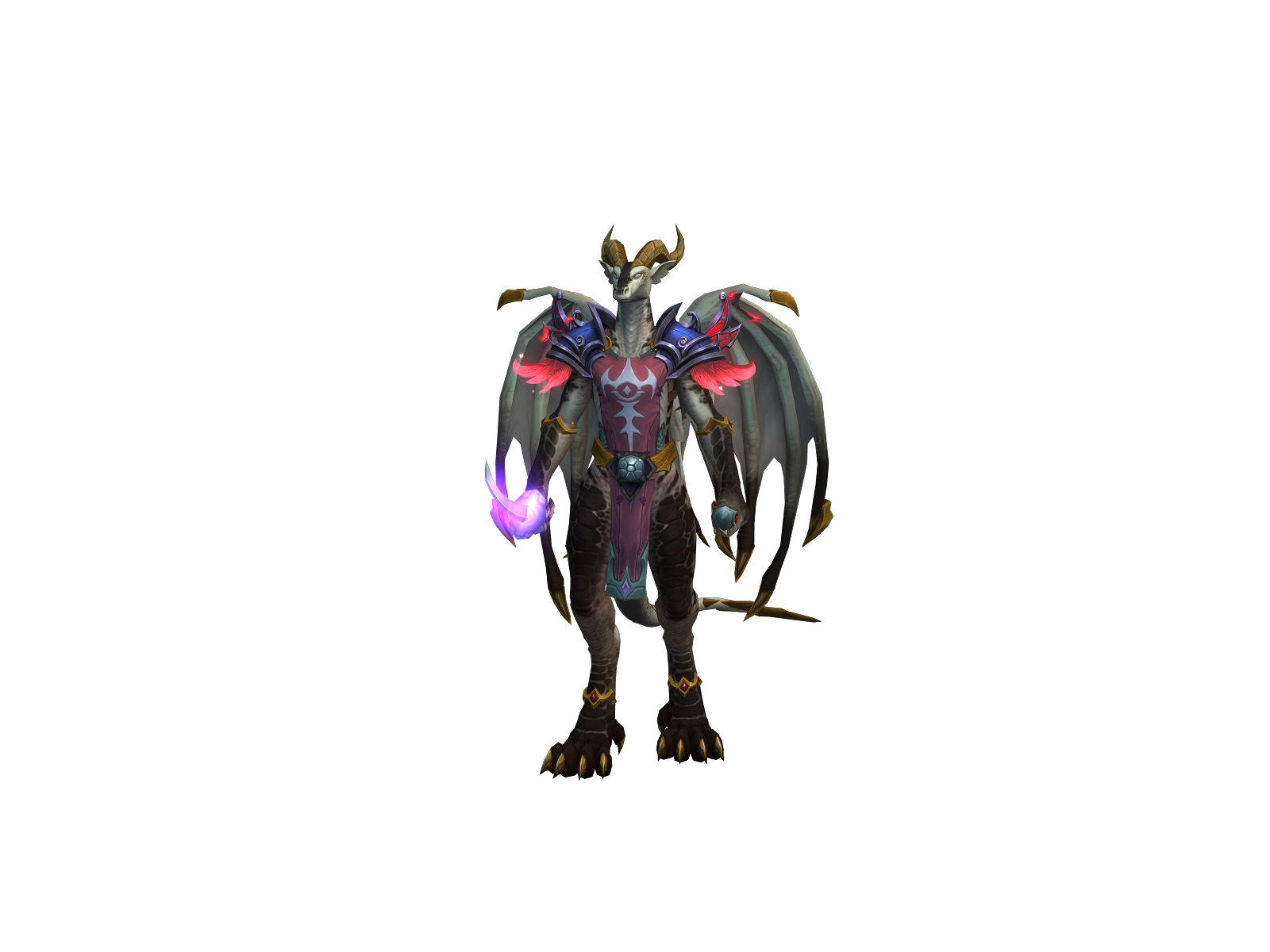 Dragelia 3D character render