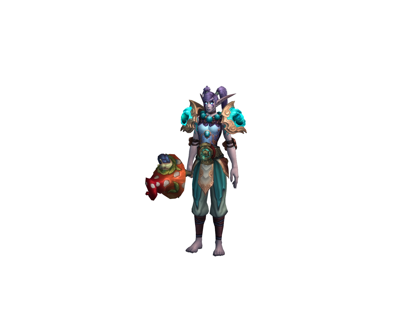Duahau 3D character render