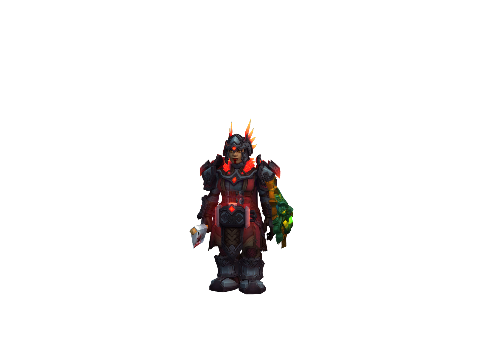 Crudes 3D character render
