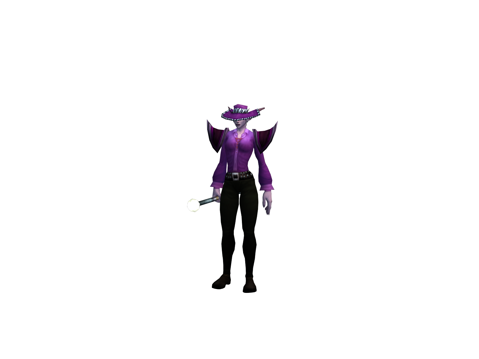 Trishdruid 3D character render