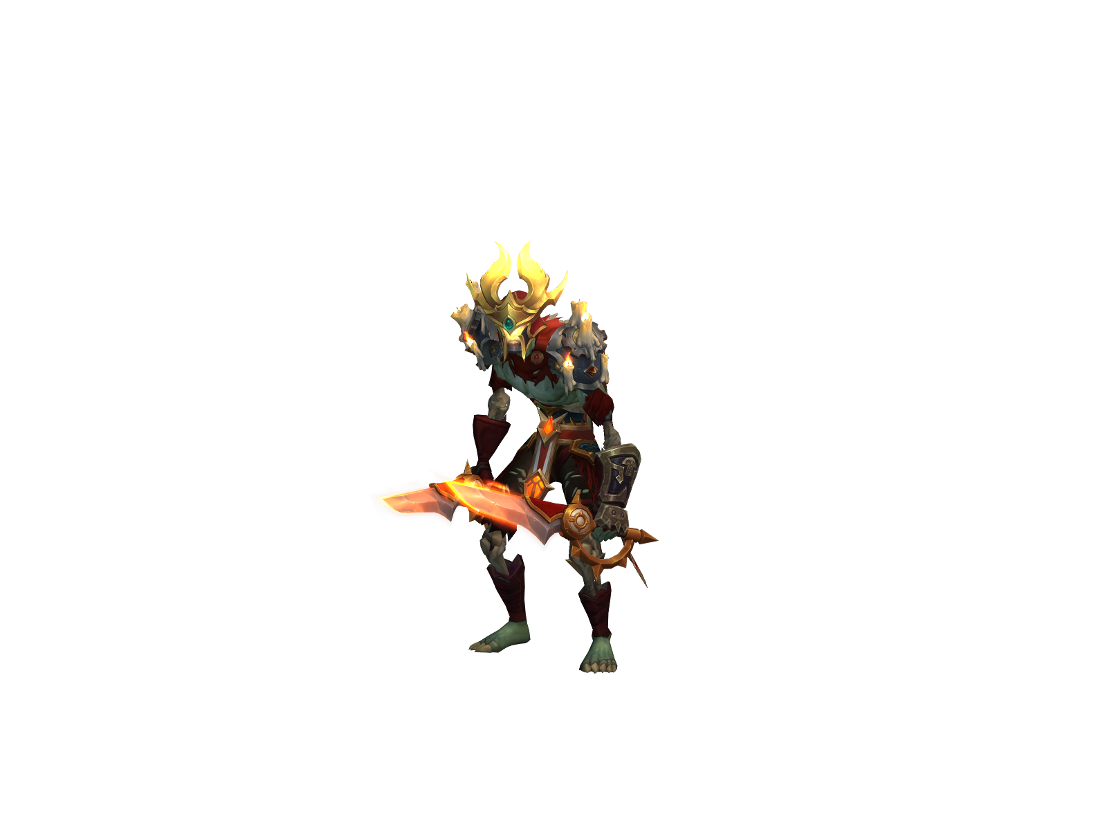 Kaszuul 3D character render