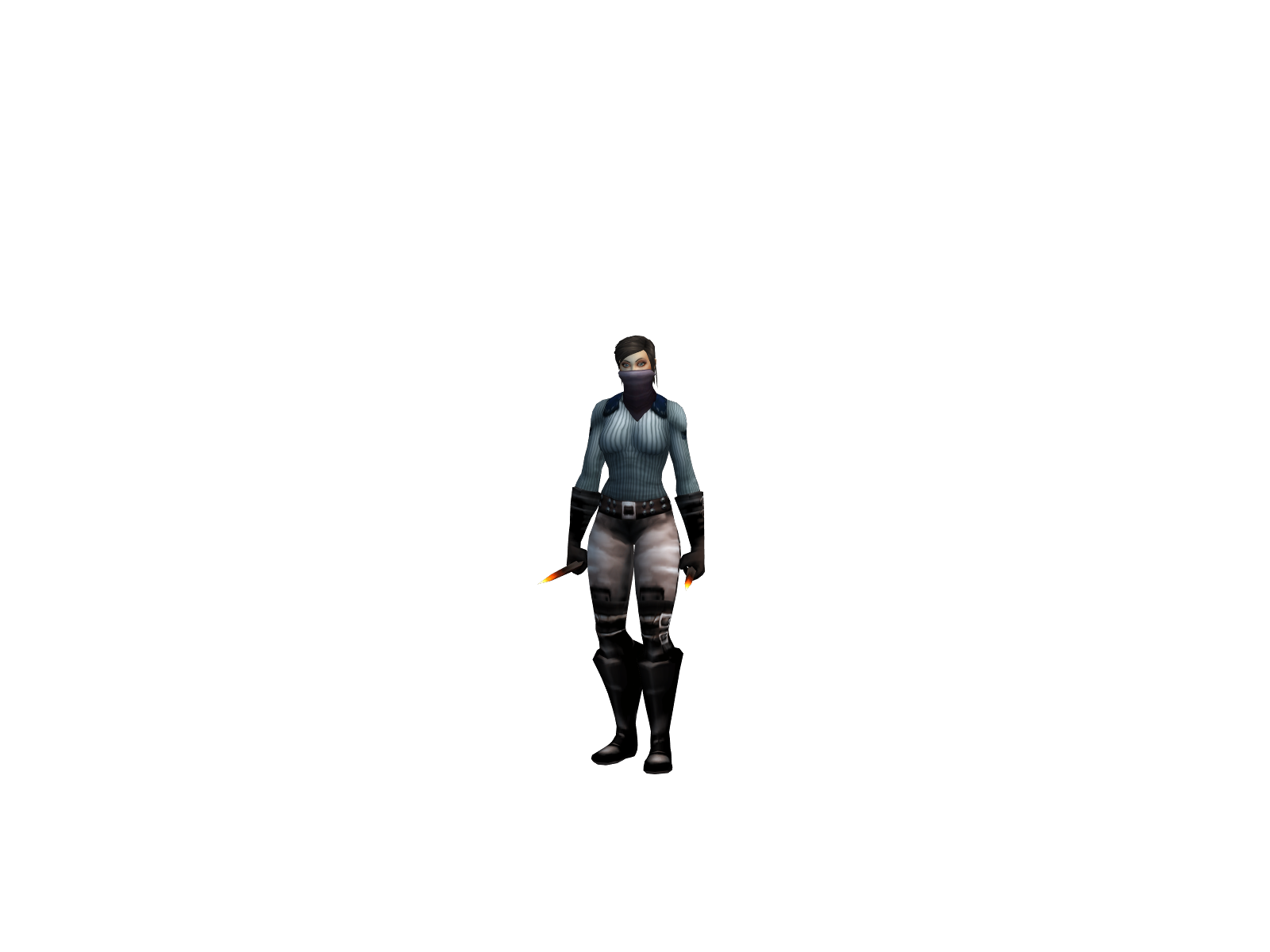 Skelliten 3D character render