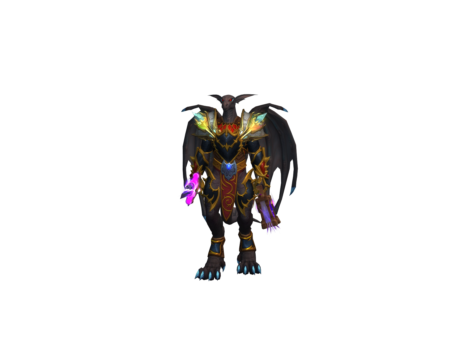 Goww 3D character render