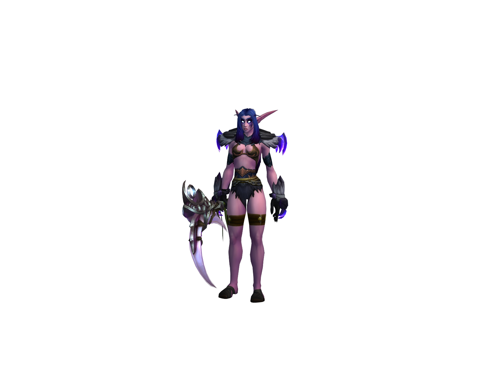 Sabyra 3D character render