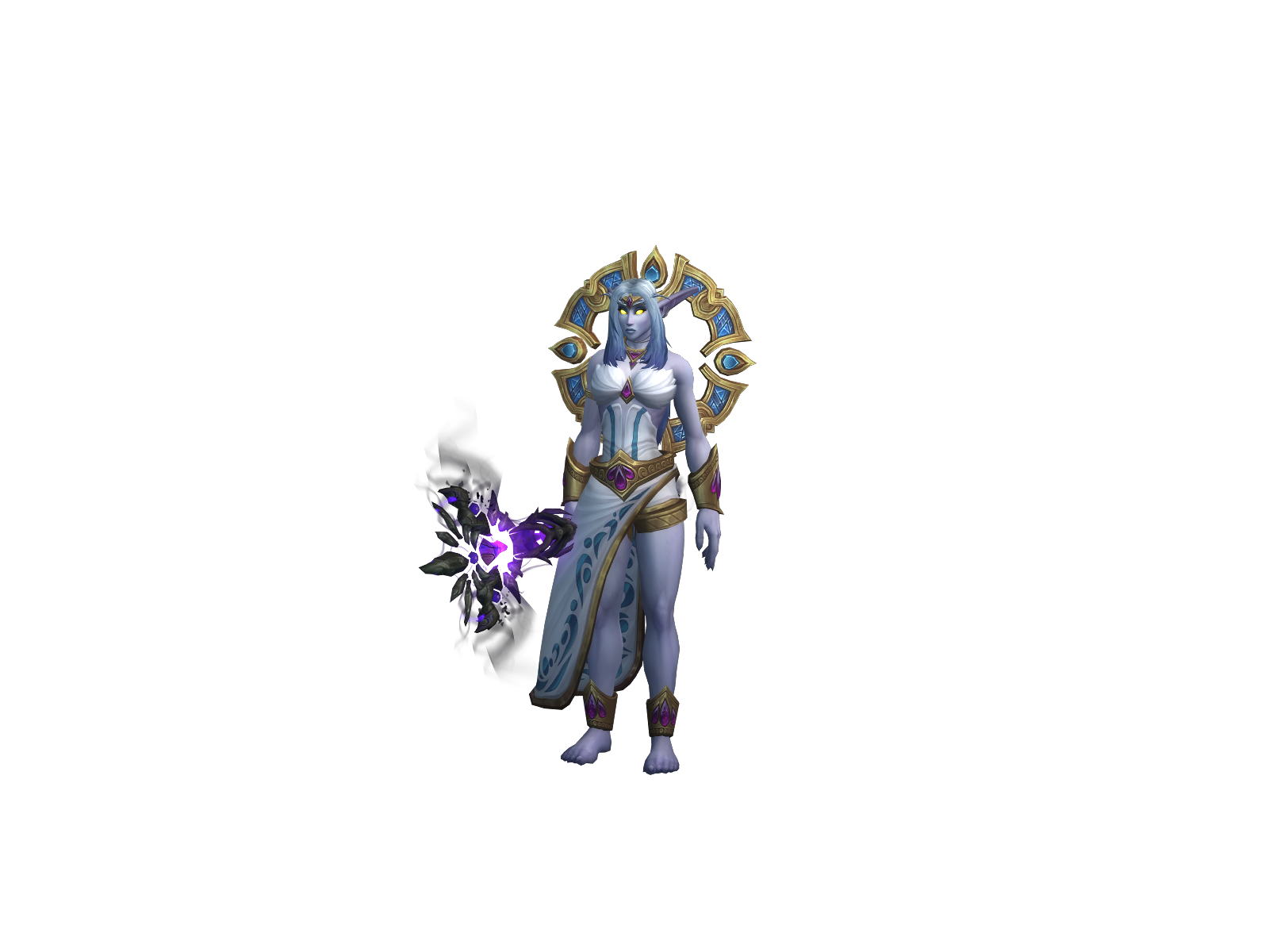 Hortensia 3D character render