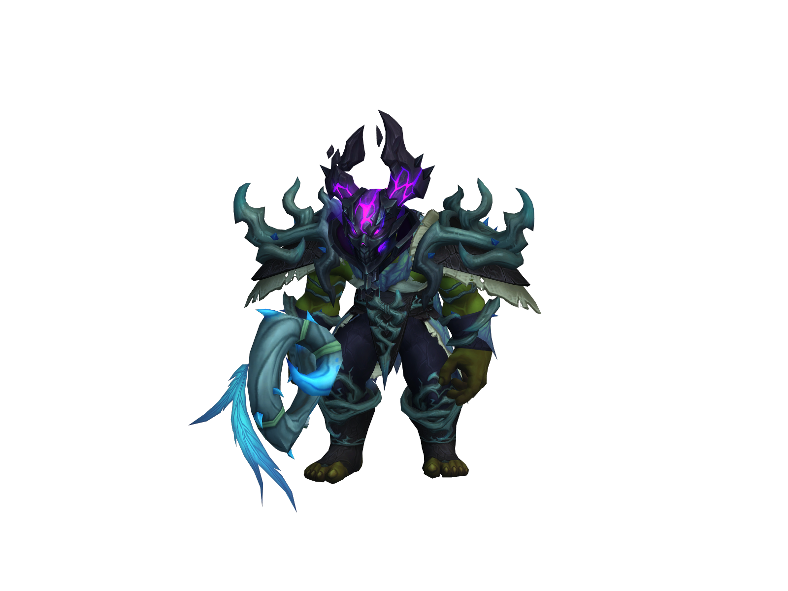 Overex 3D character render