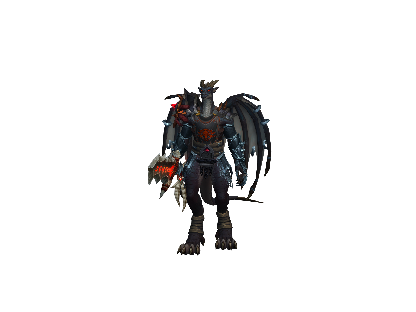 Dragnmahnuts 3D character render