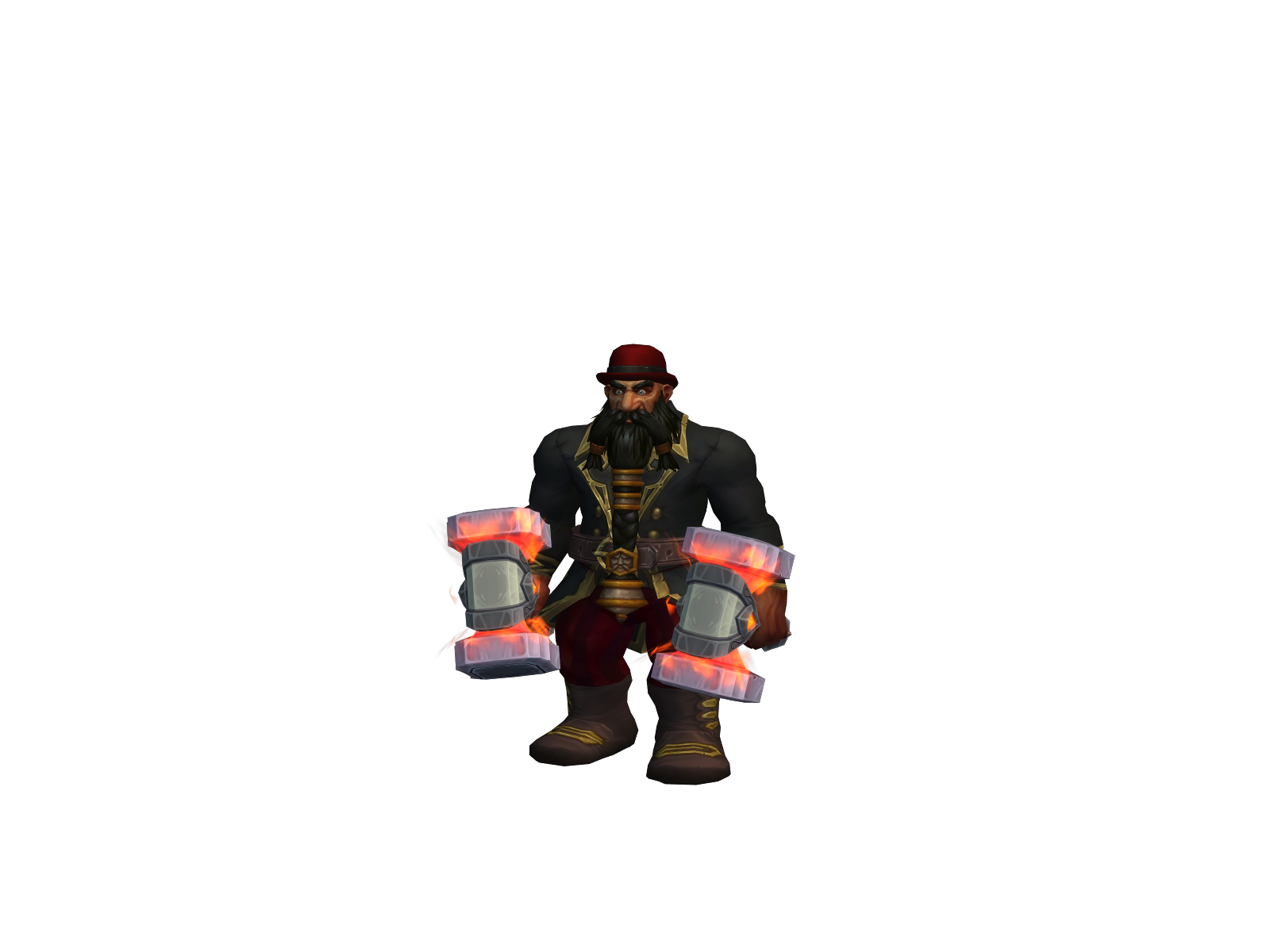 Hunnidbanz 3D character render