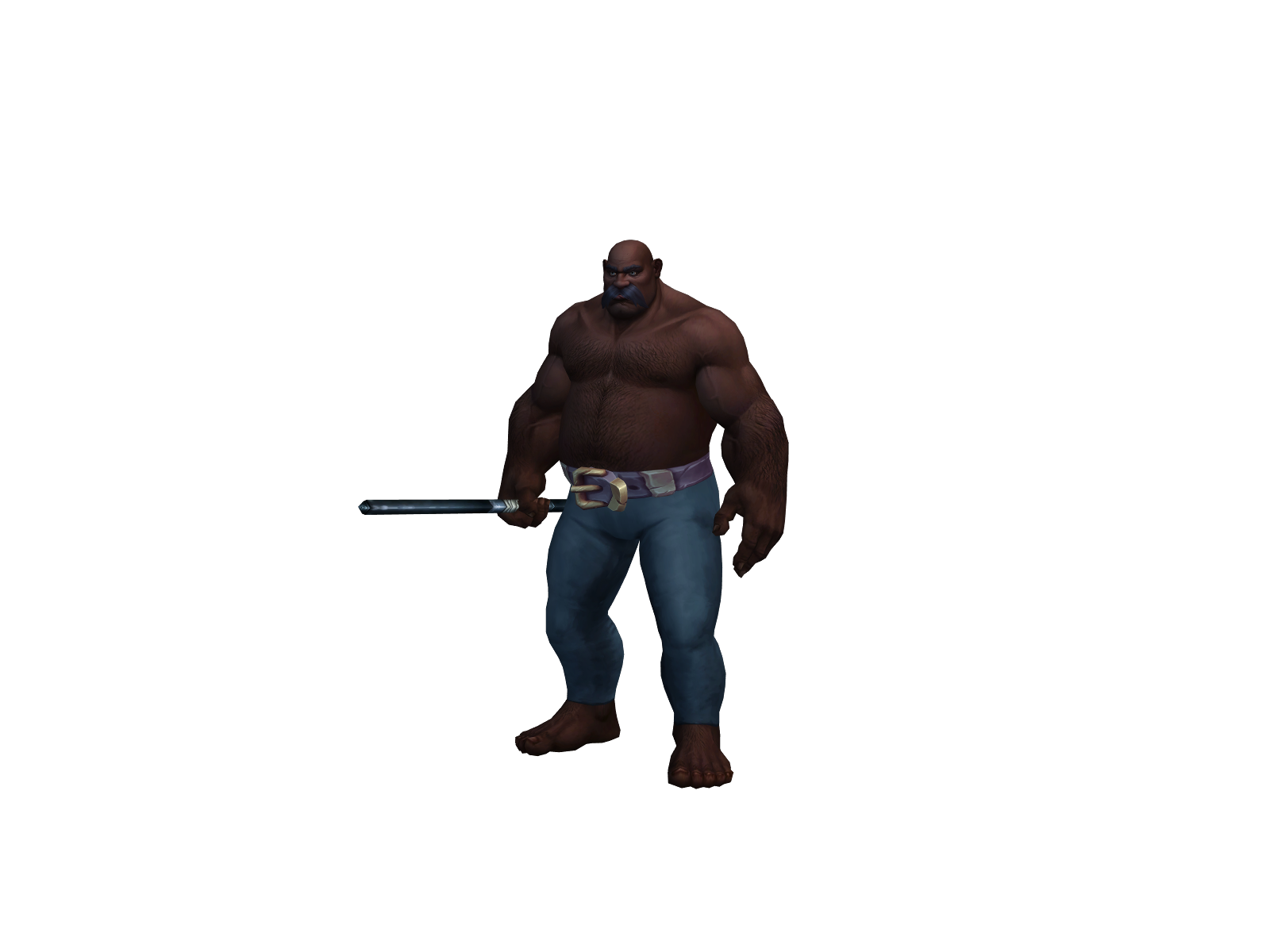 Itsame 3D character render