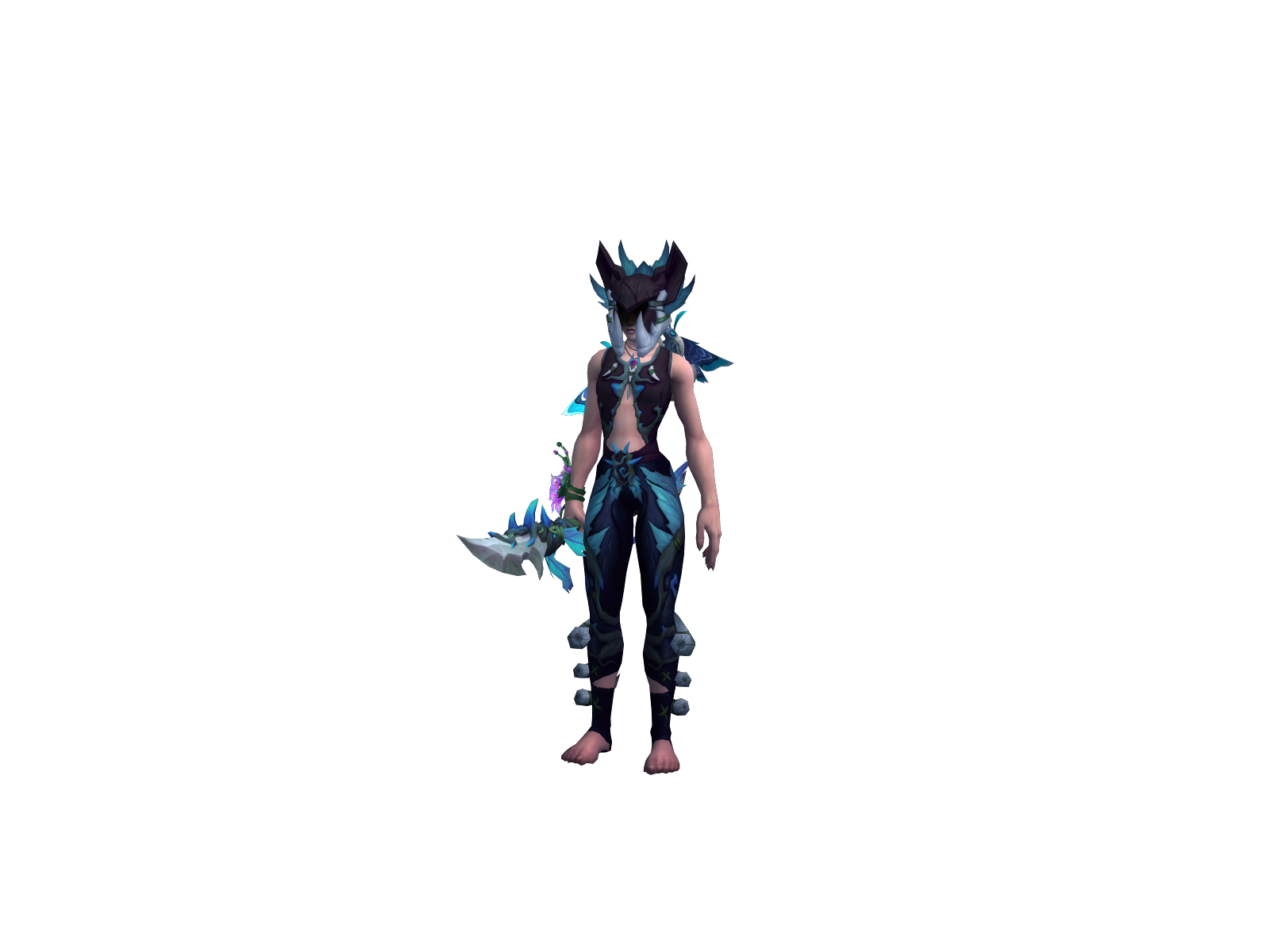 Feorael 3D character render