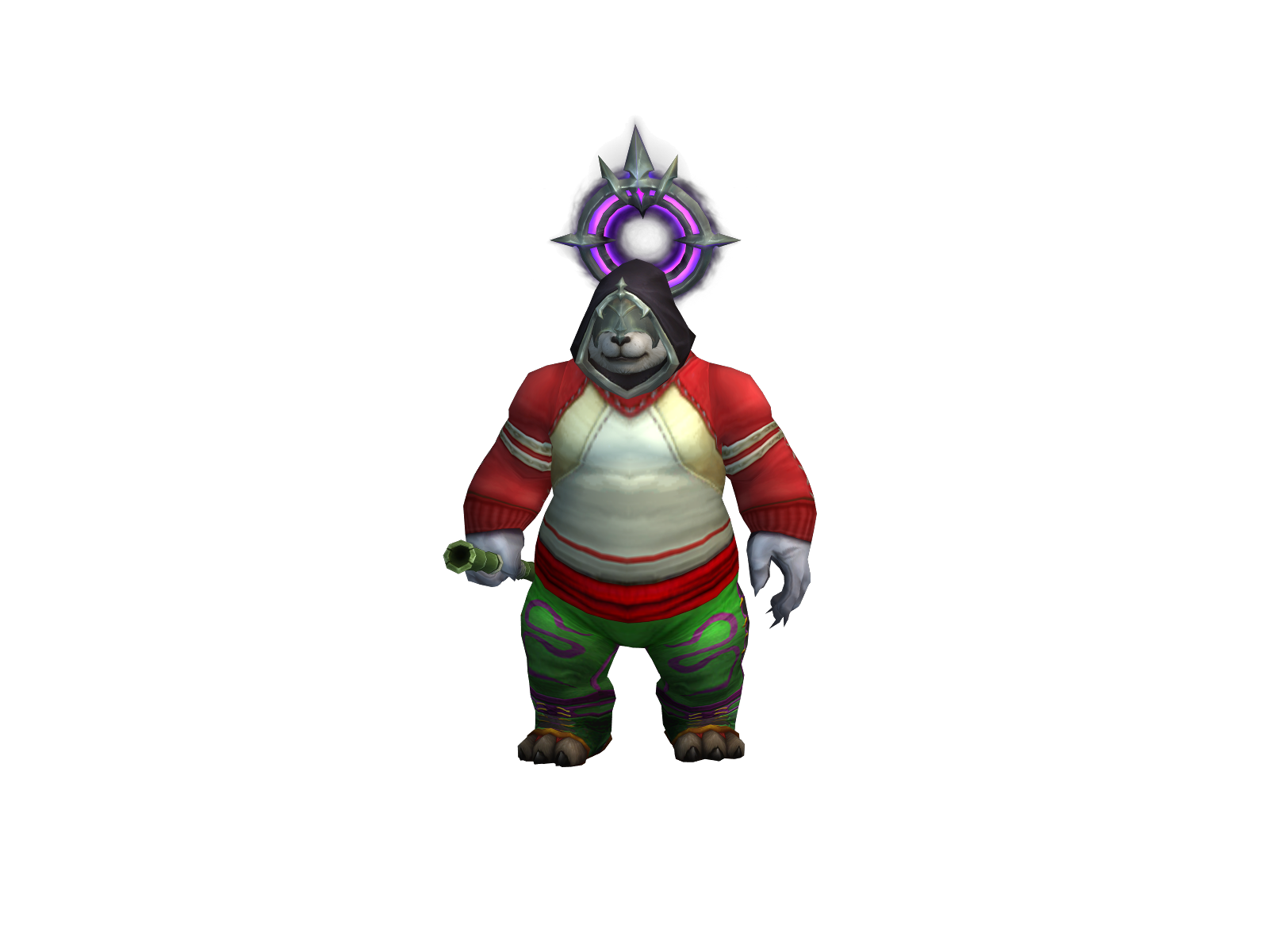 Greenpants 3D character render