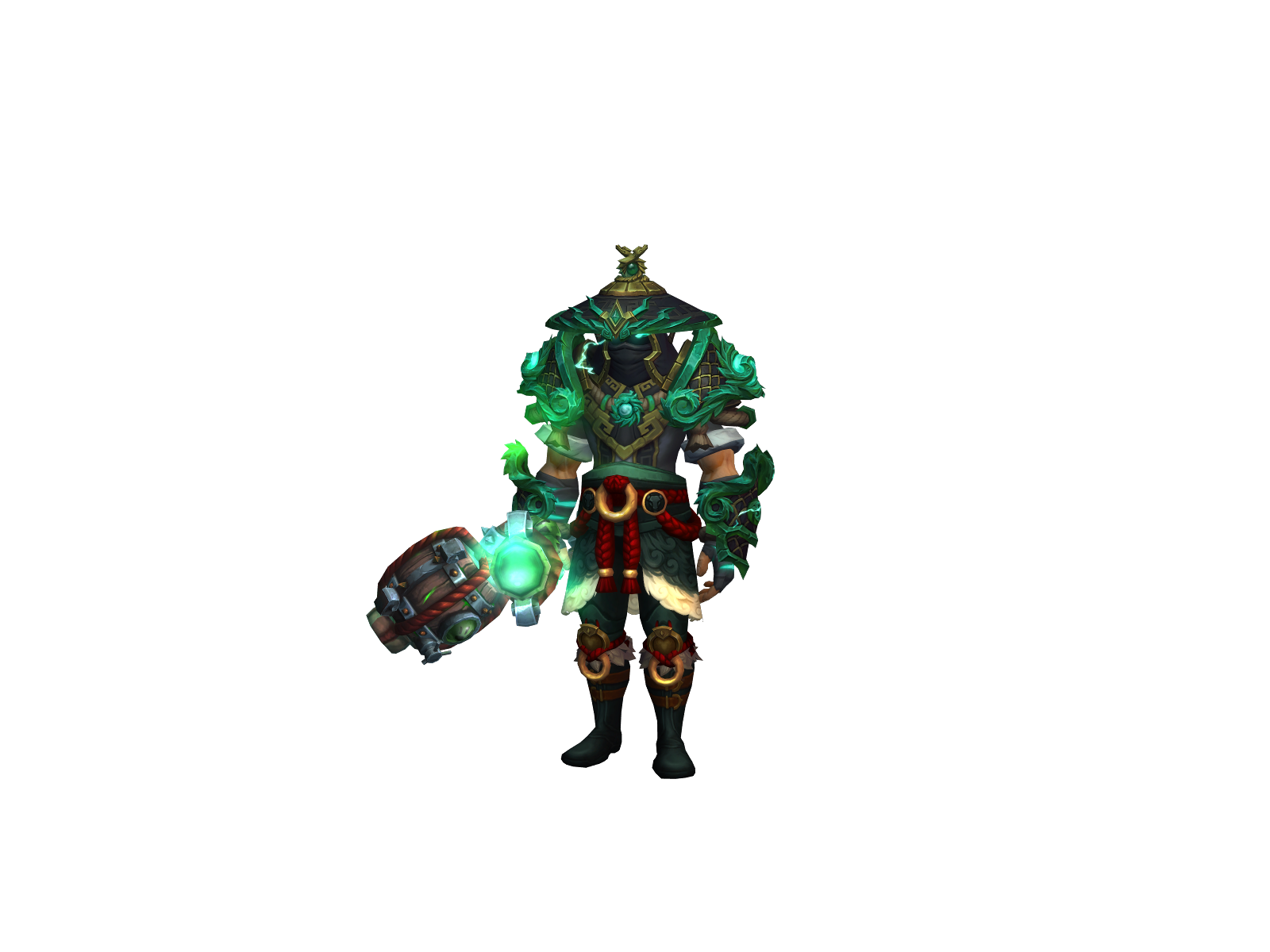 Ráîden 3D character render