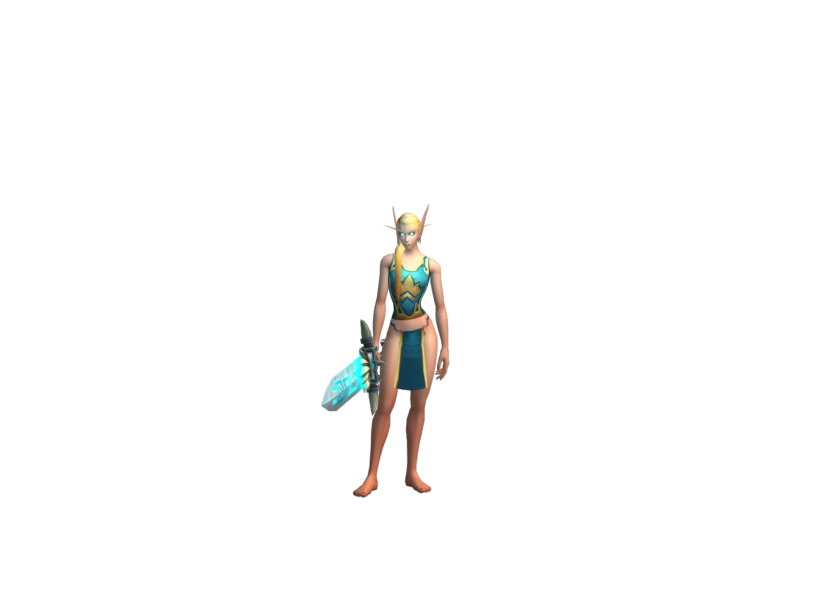 Freeoh 3D character render