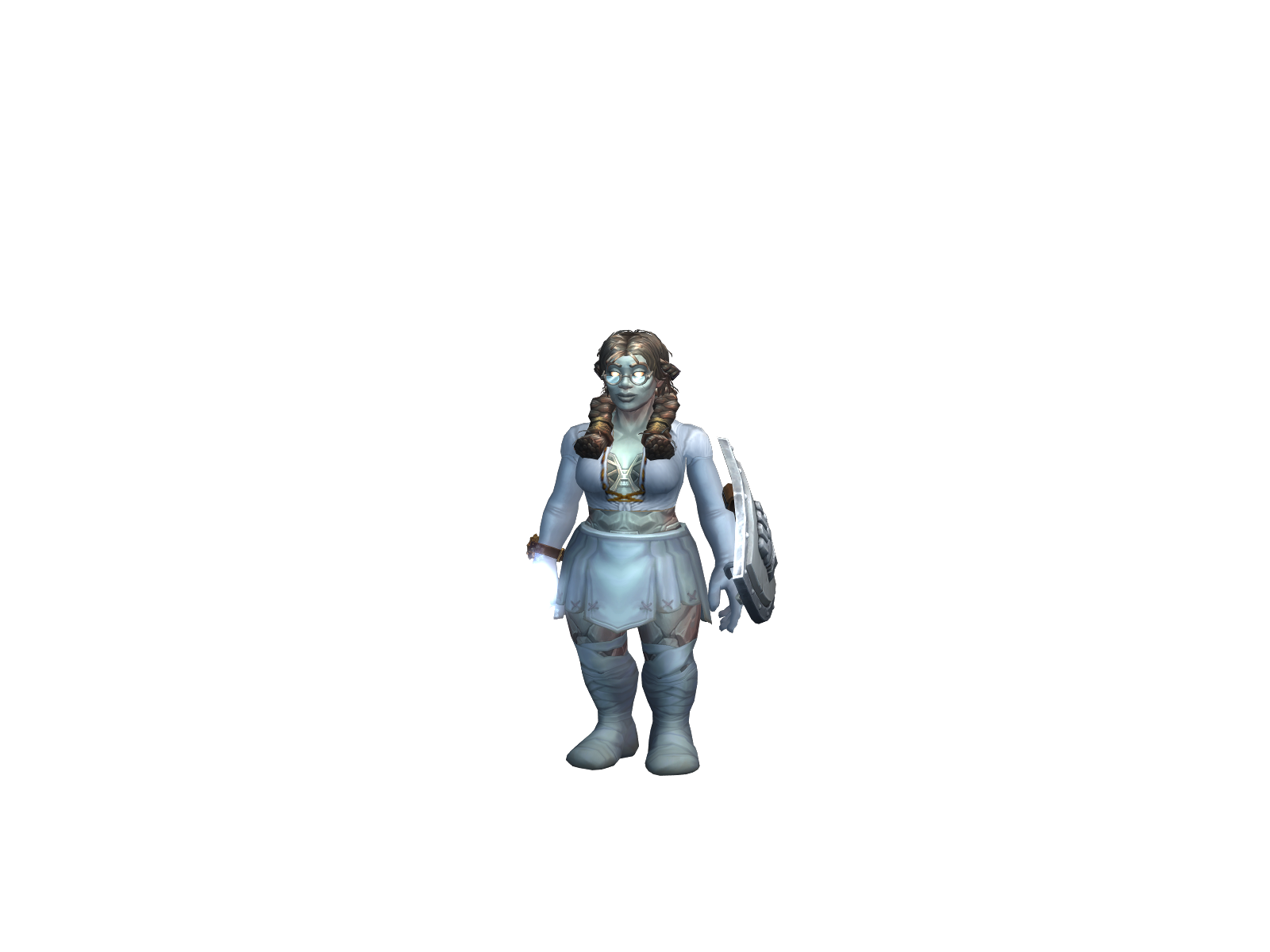 Shámantha 3D character render