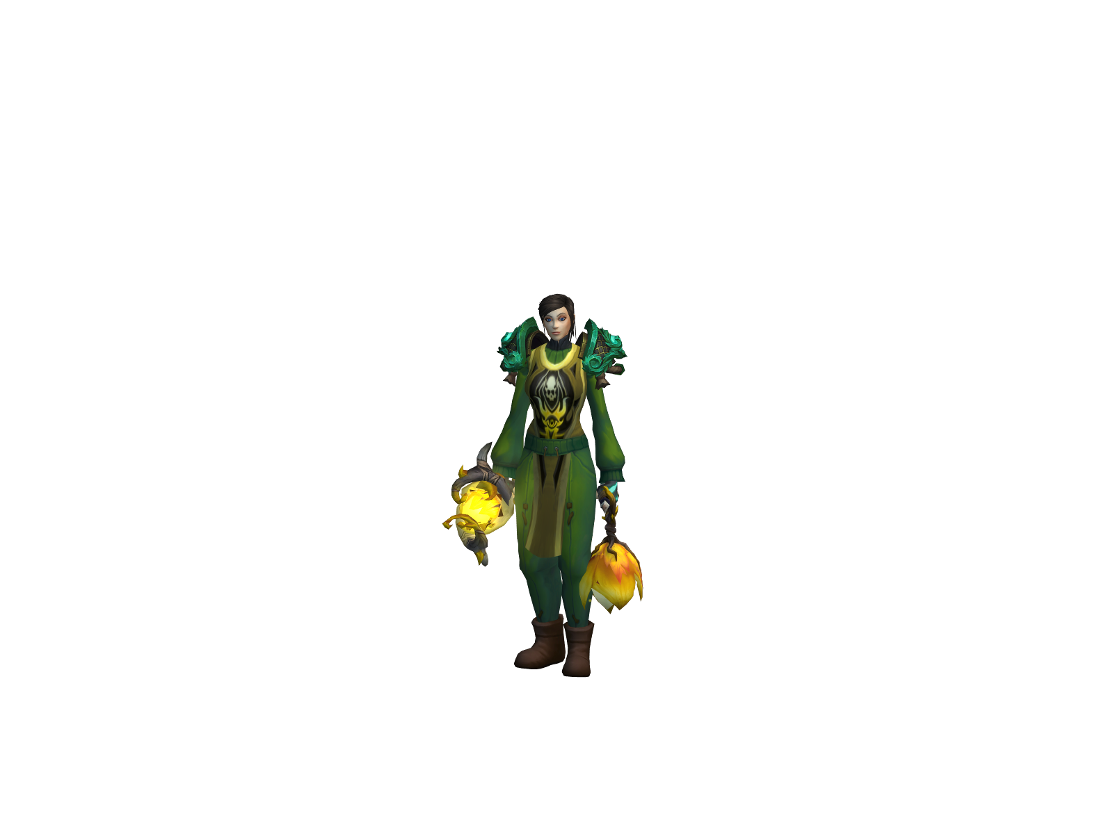 Skandle 3D character render
