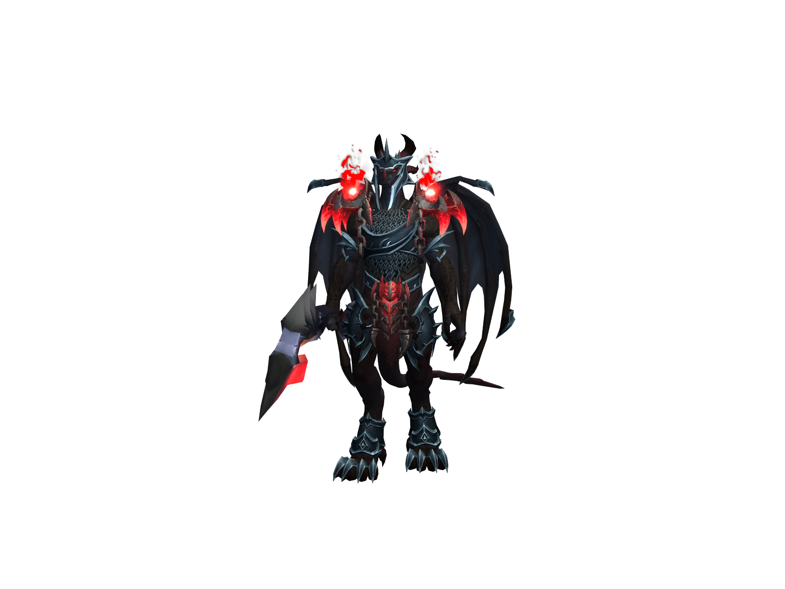 Evokthis 3D character render