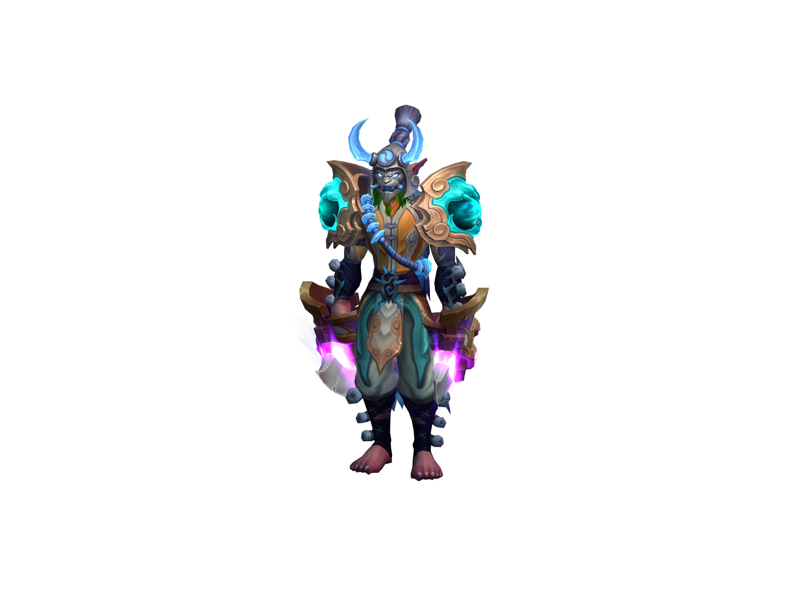 Villamonk 3D character render