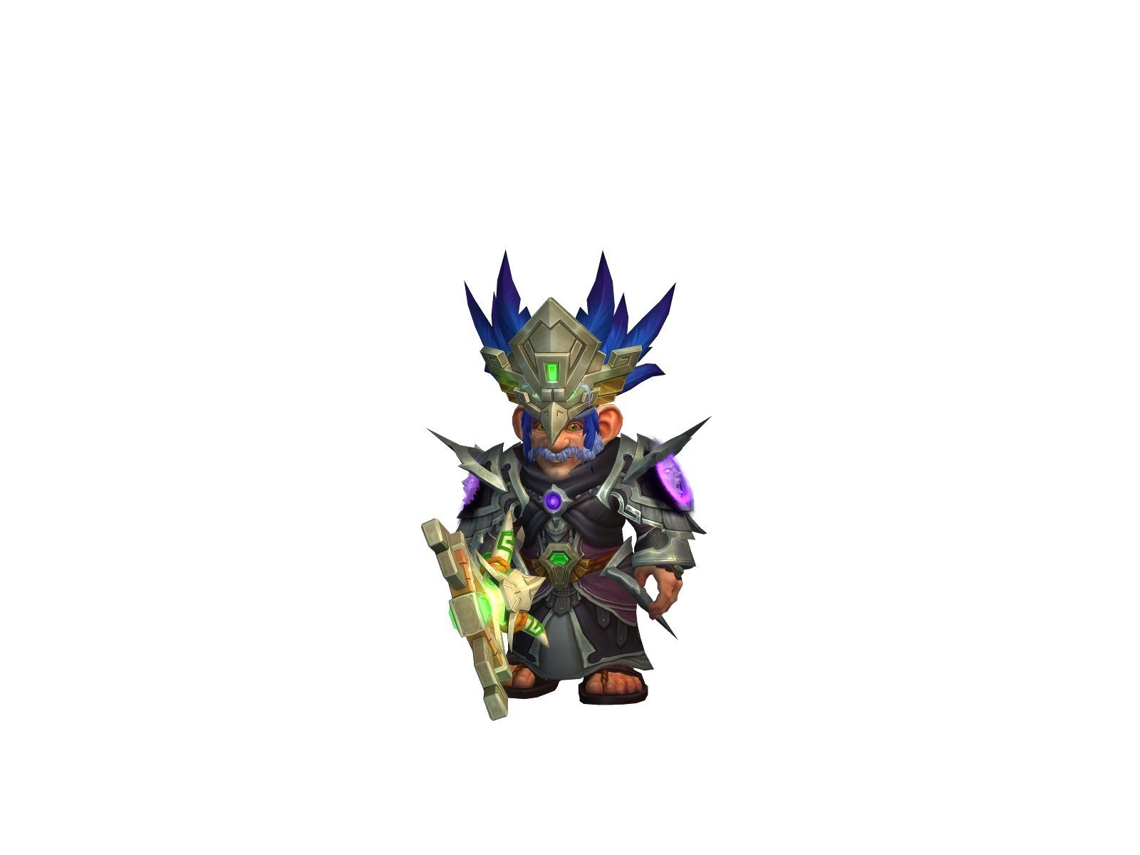 Mizuna 3D character render
