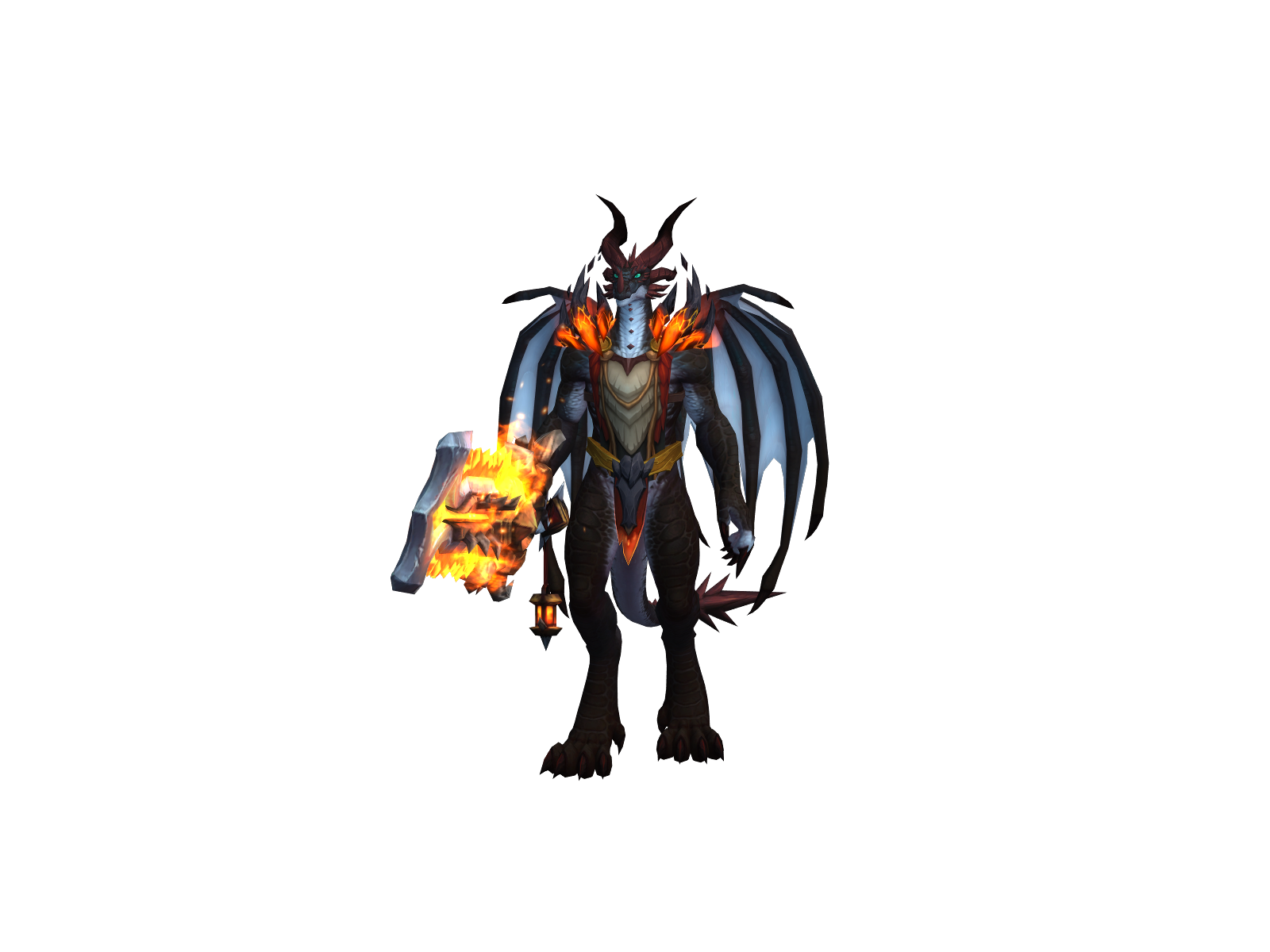 Lizardkiing 3D character render