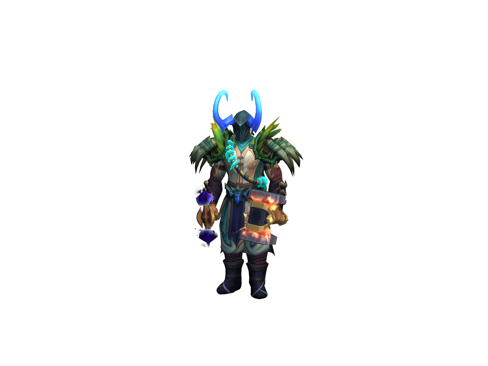 Kungfusacks 3D character render