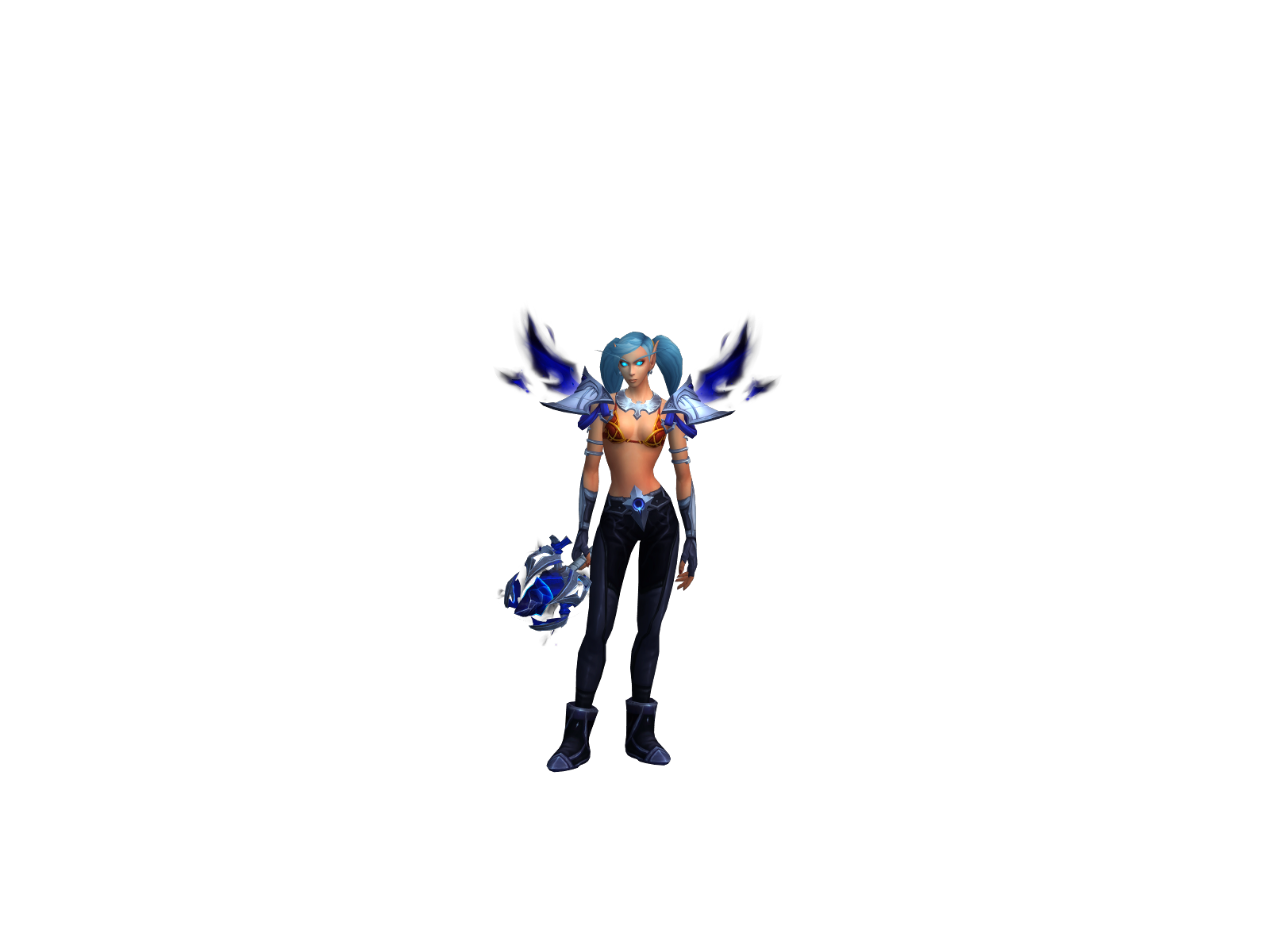 Oxblink 3D character render