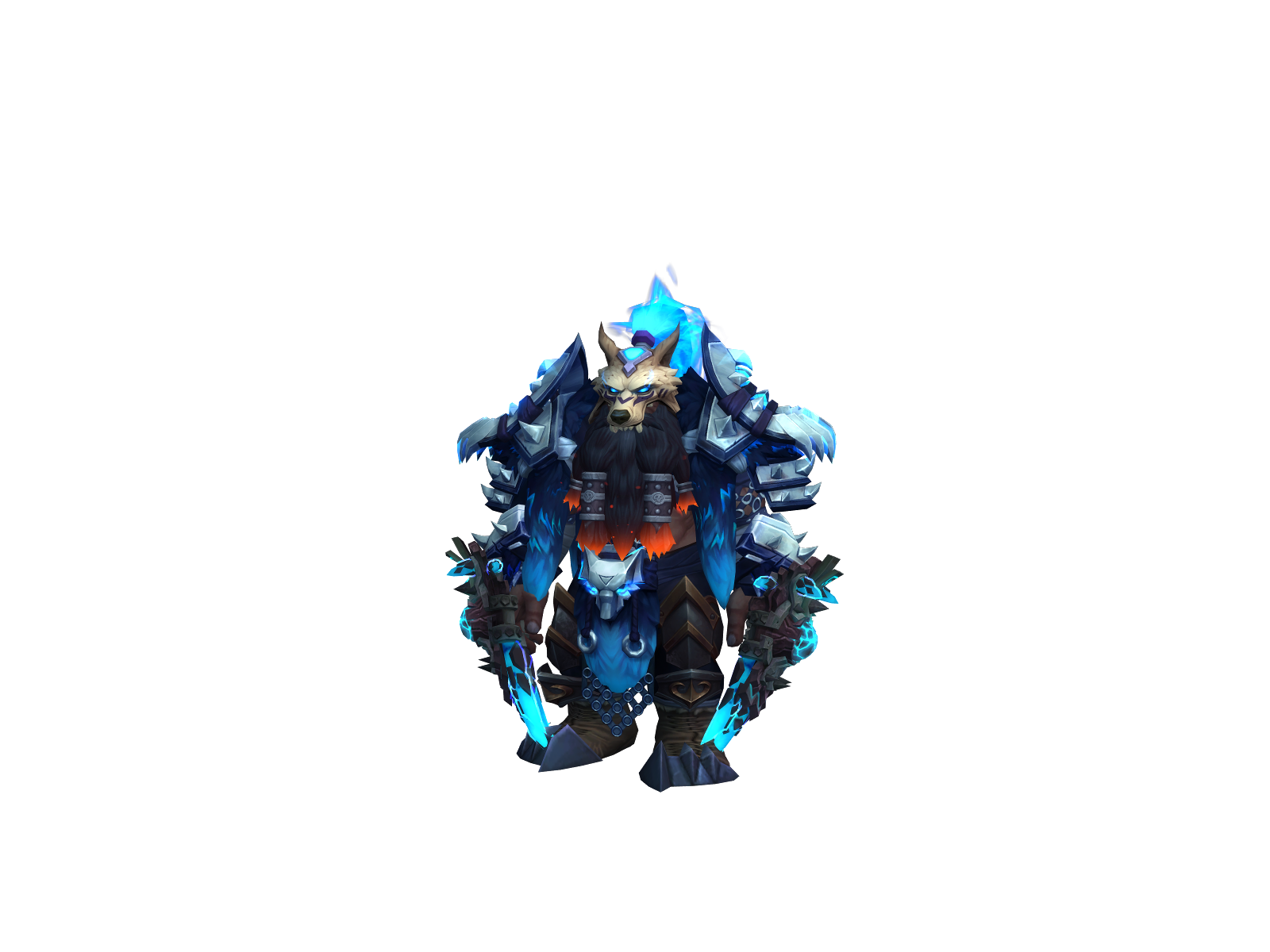 Hektic 3D character render