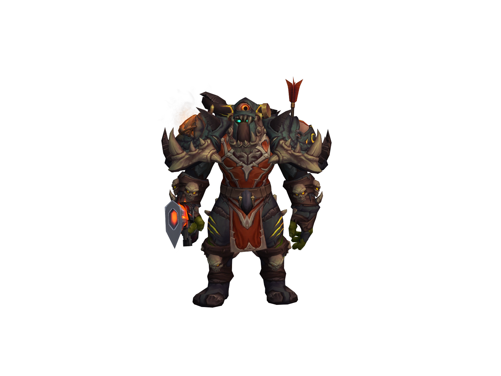 Afkgooning 3D character render