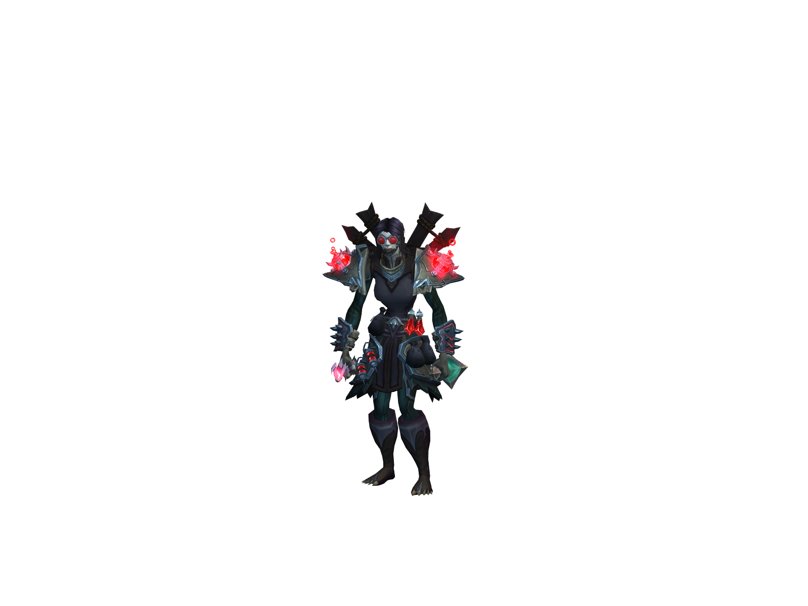 Cazick 3D character render