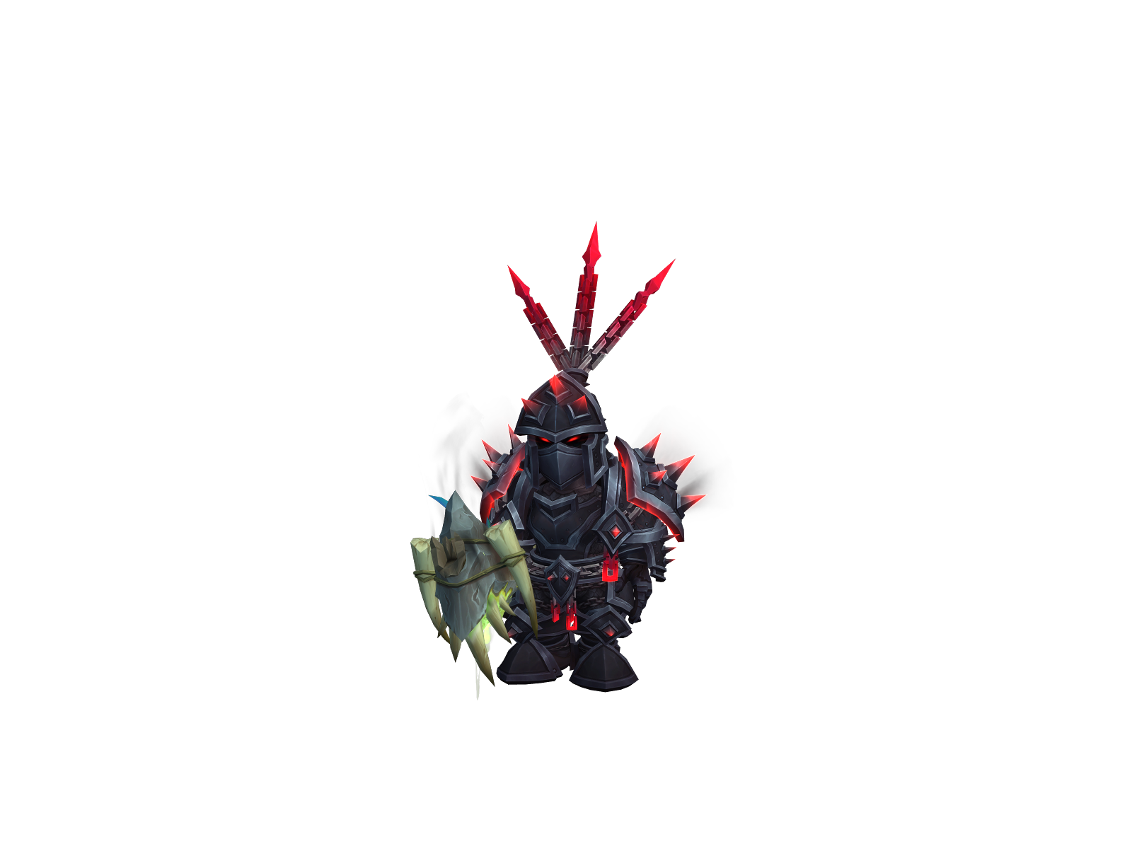 Atrocitý 3D character render