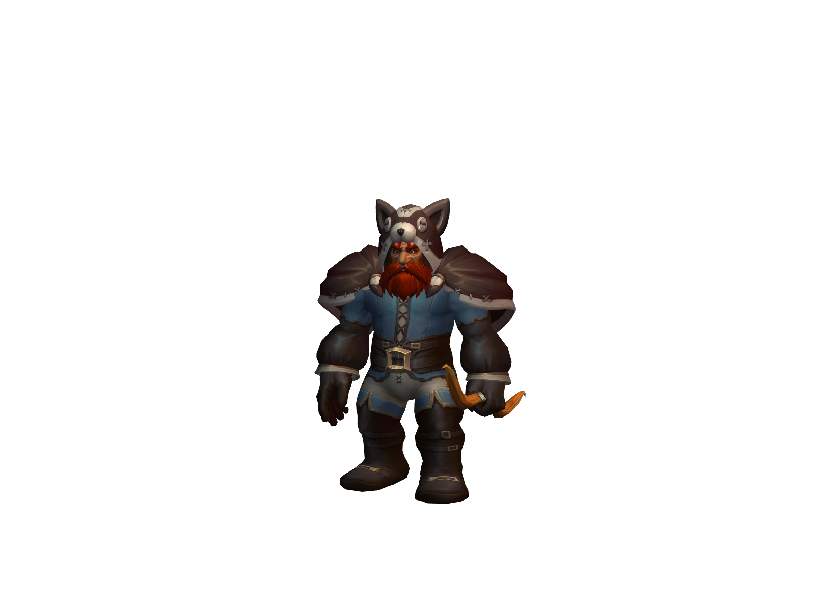 Butterrbean 3D character render