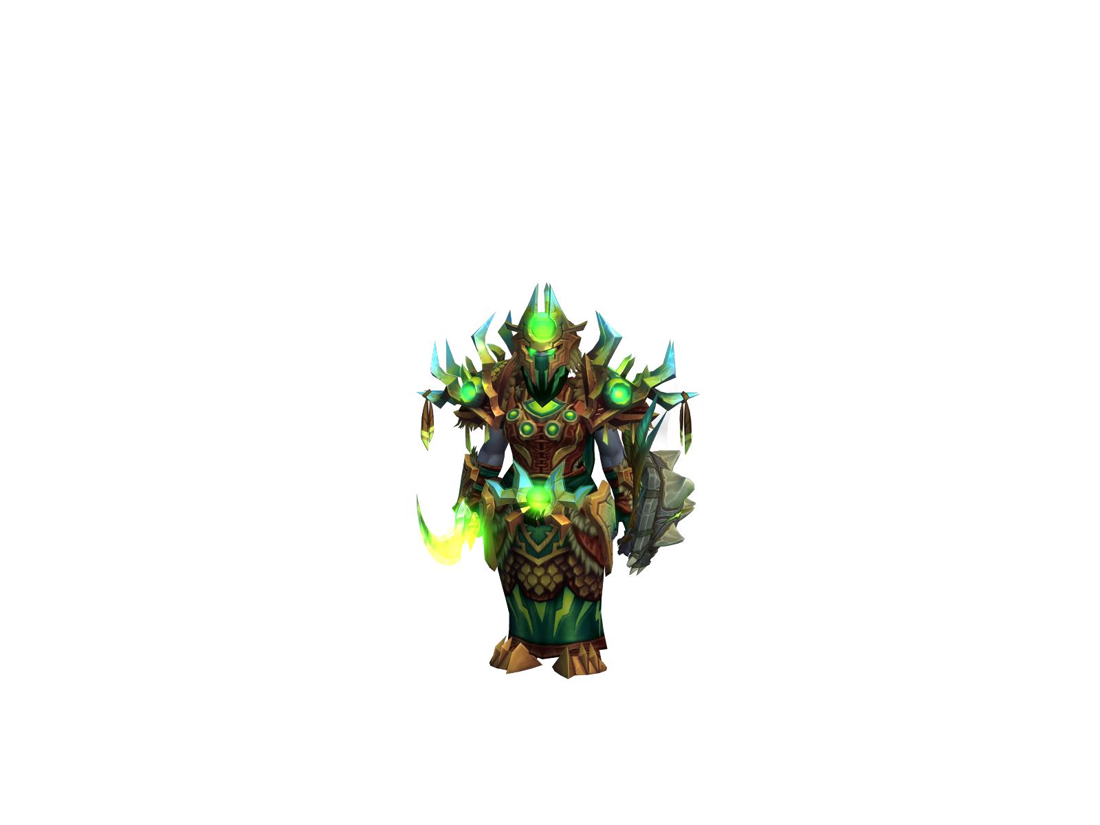 Greenrock 3D character render