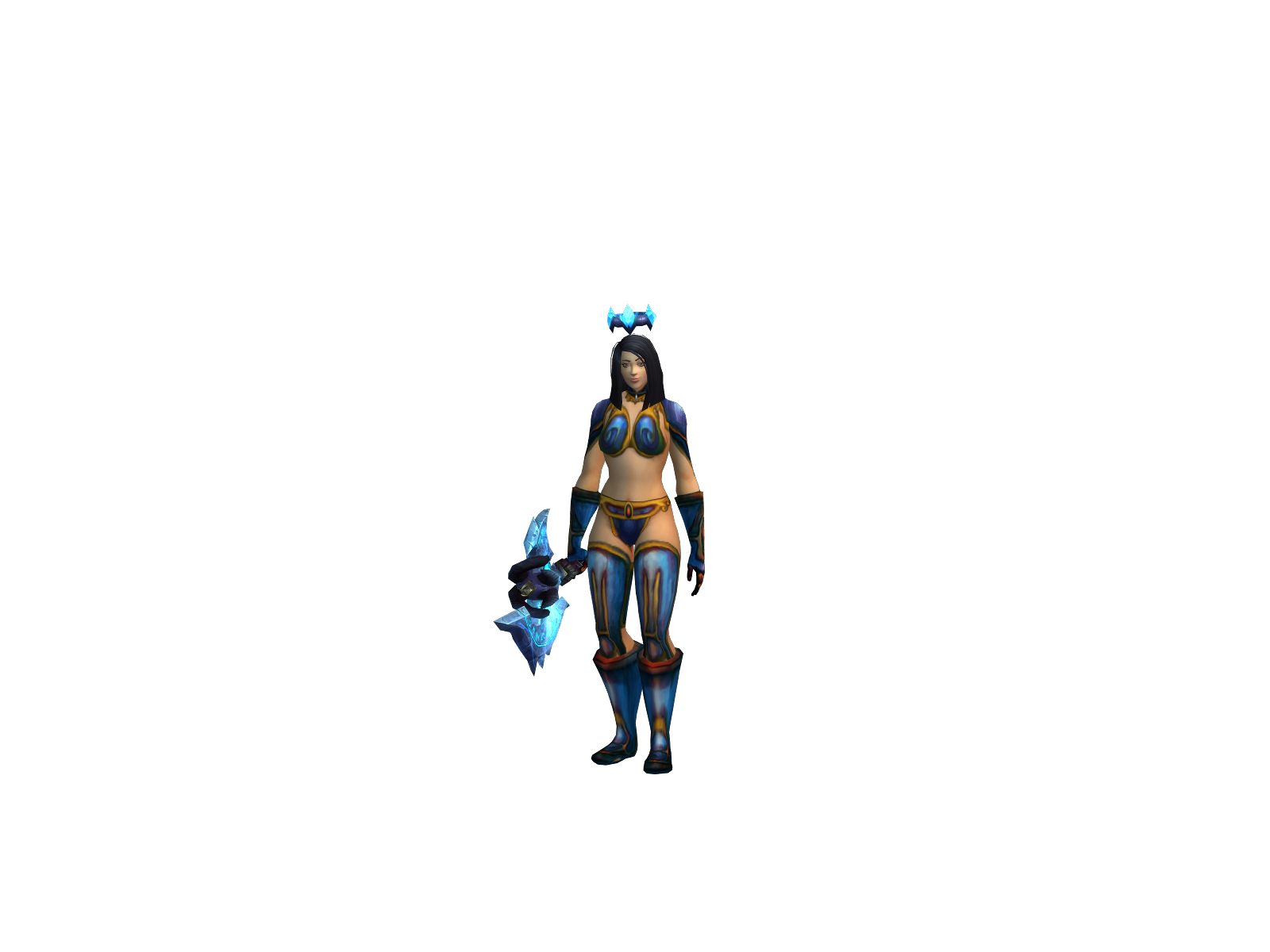 Sanetra 3D character render
