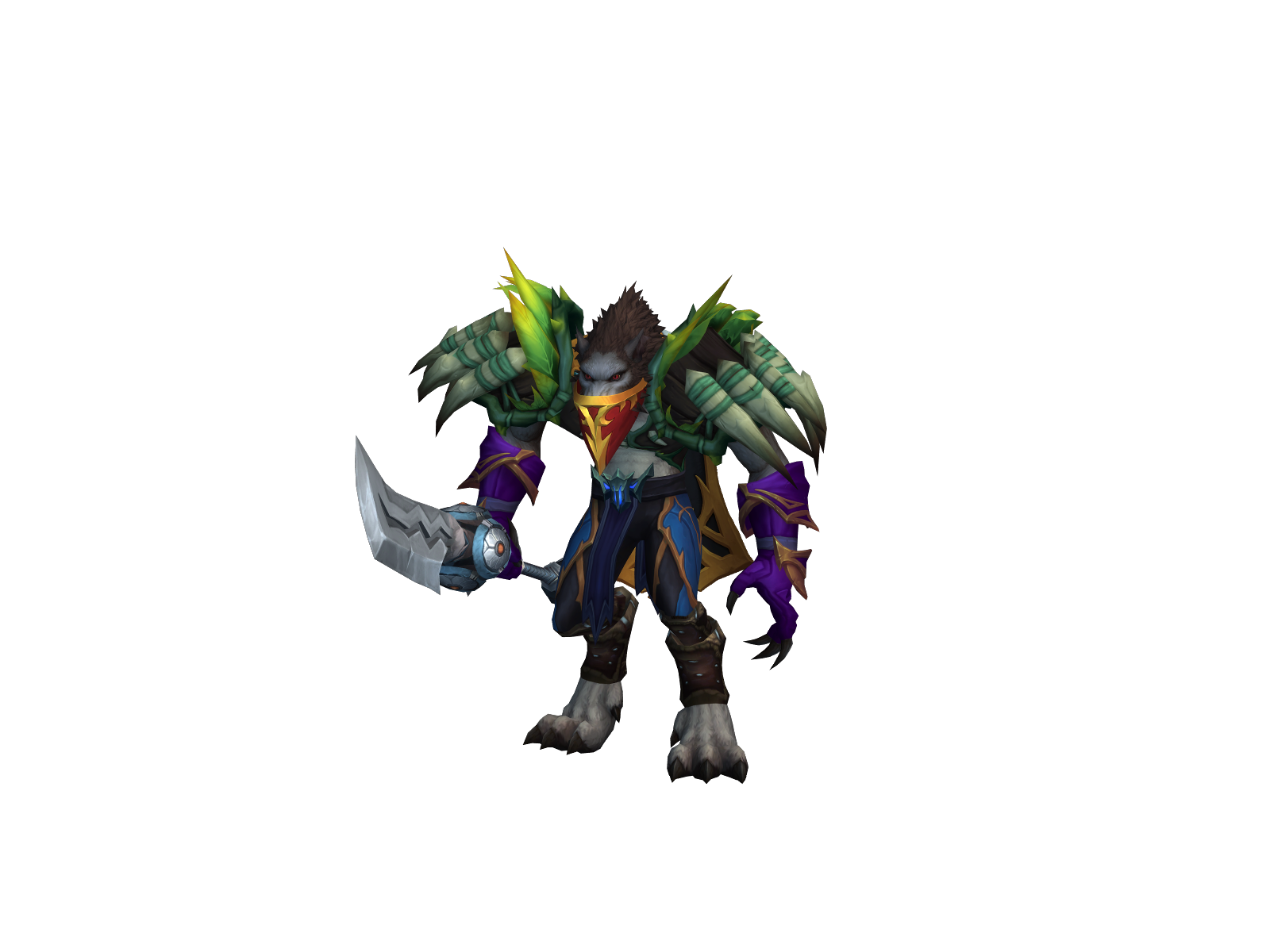 Hamzah 3D character render