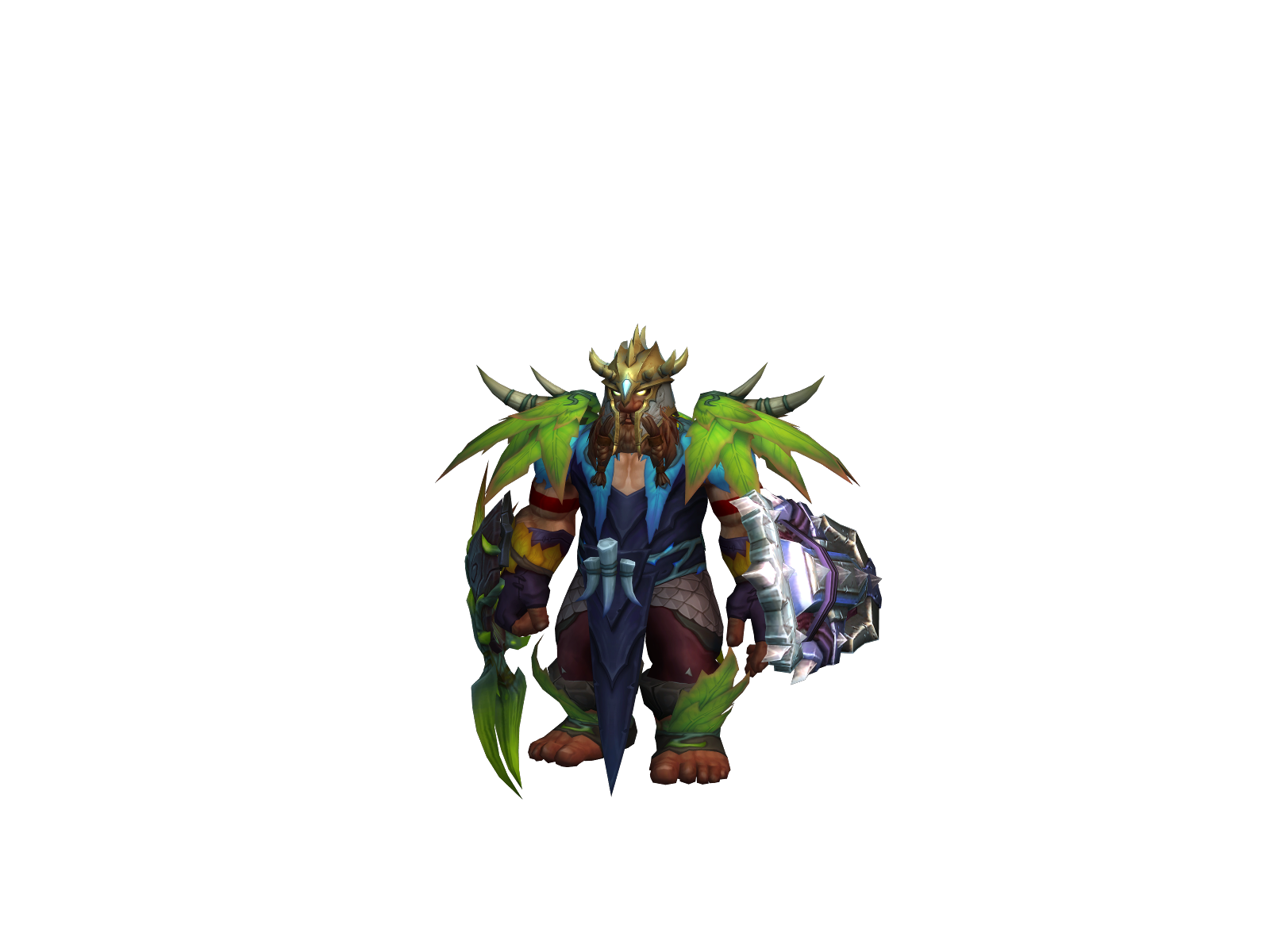 Pkuza 3D character render