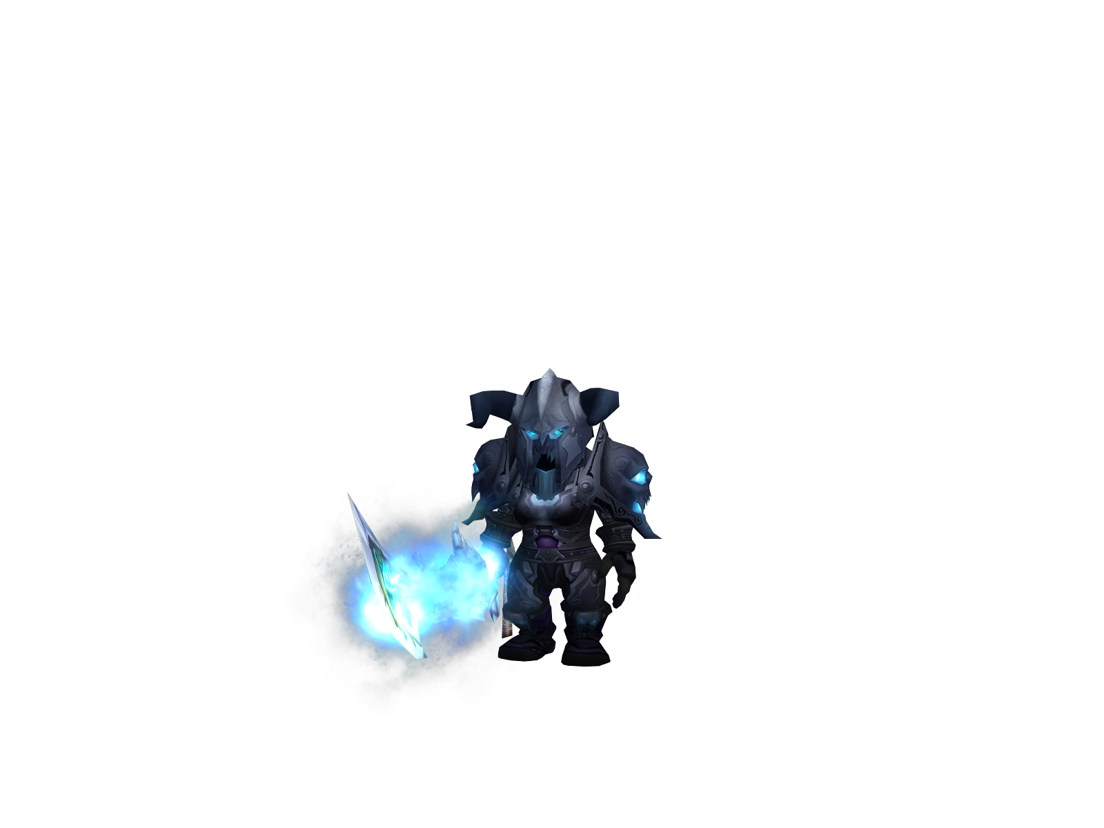 Deucwarr 3D character render