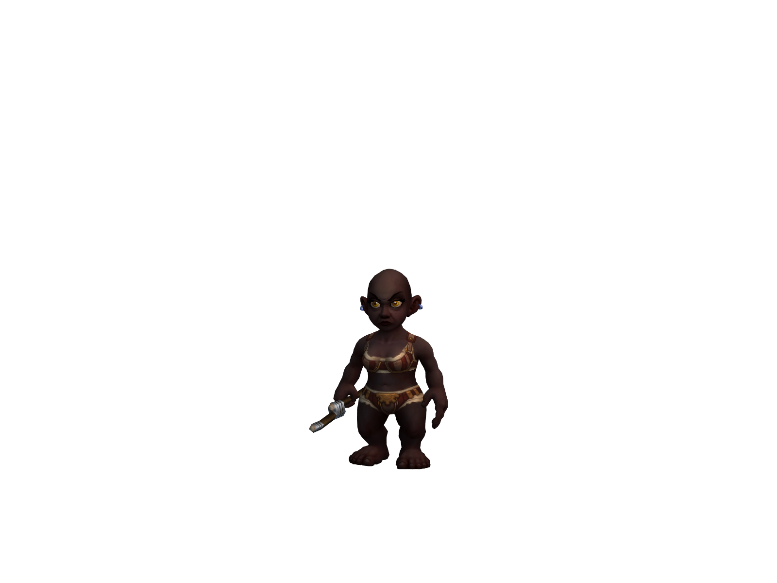 Lesby 3D character render