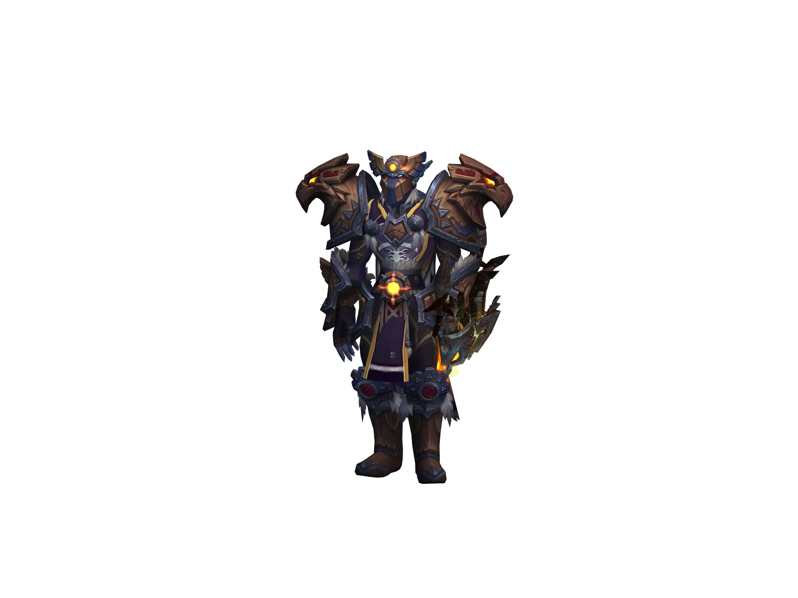 Honos 3D character render