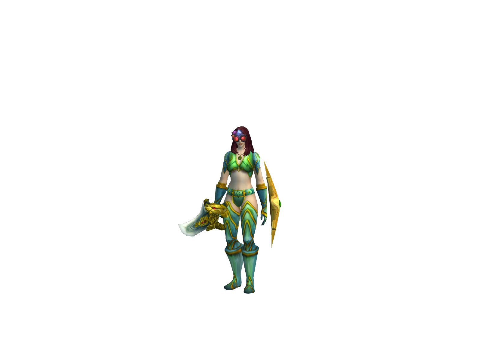 Yäkuza 3D character render