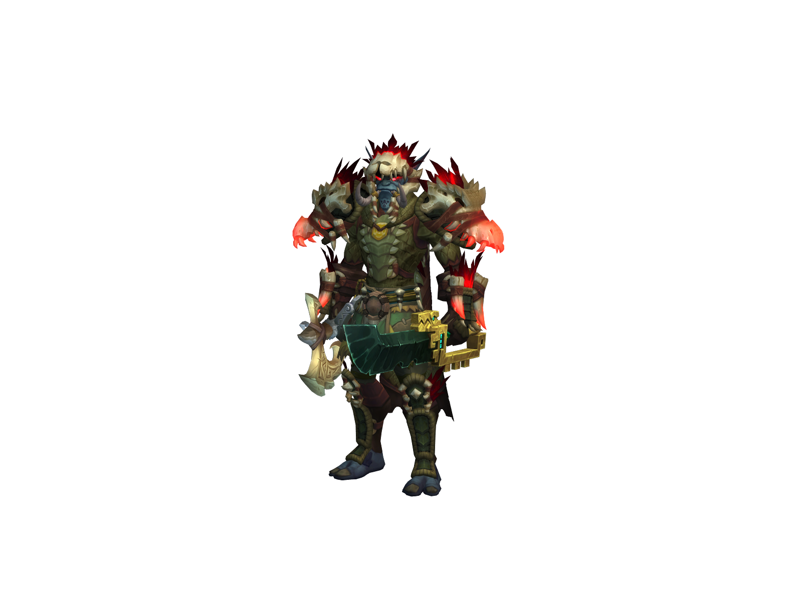 Magunter 3D character render