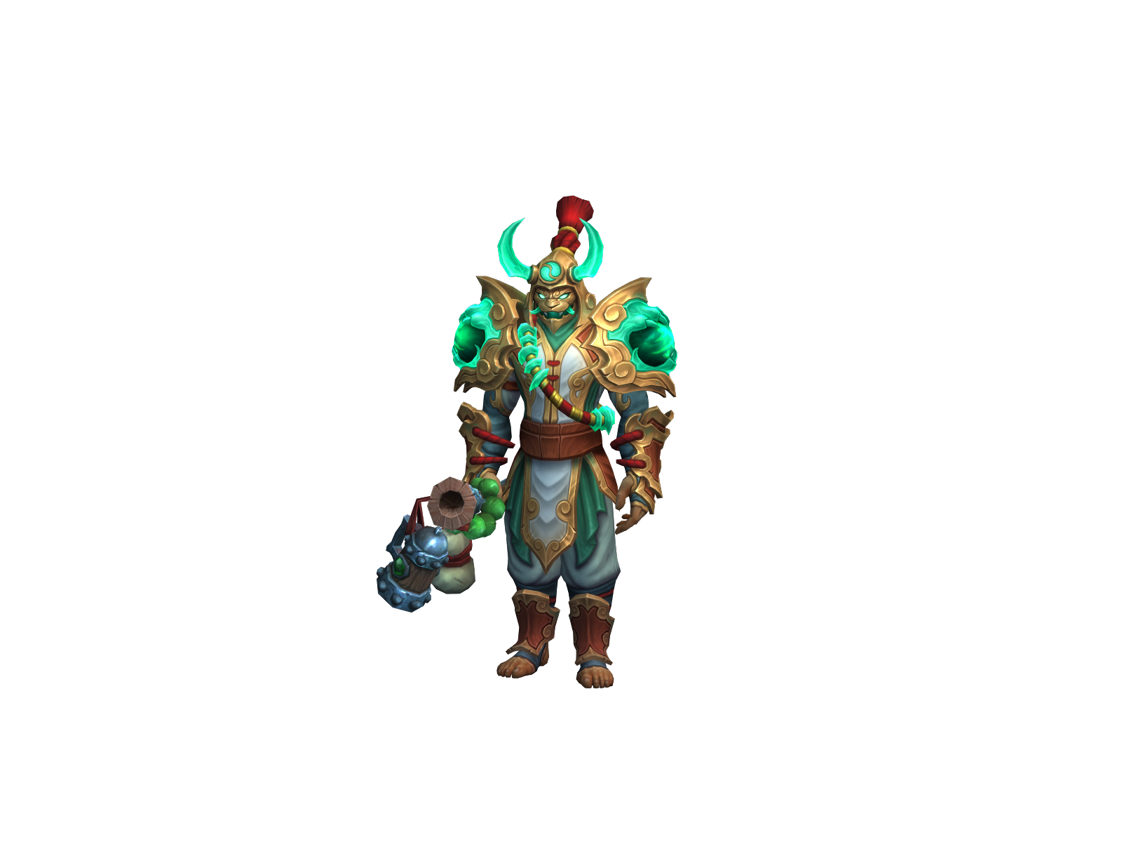 Wrekie 3D character render