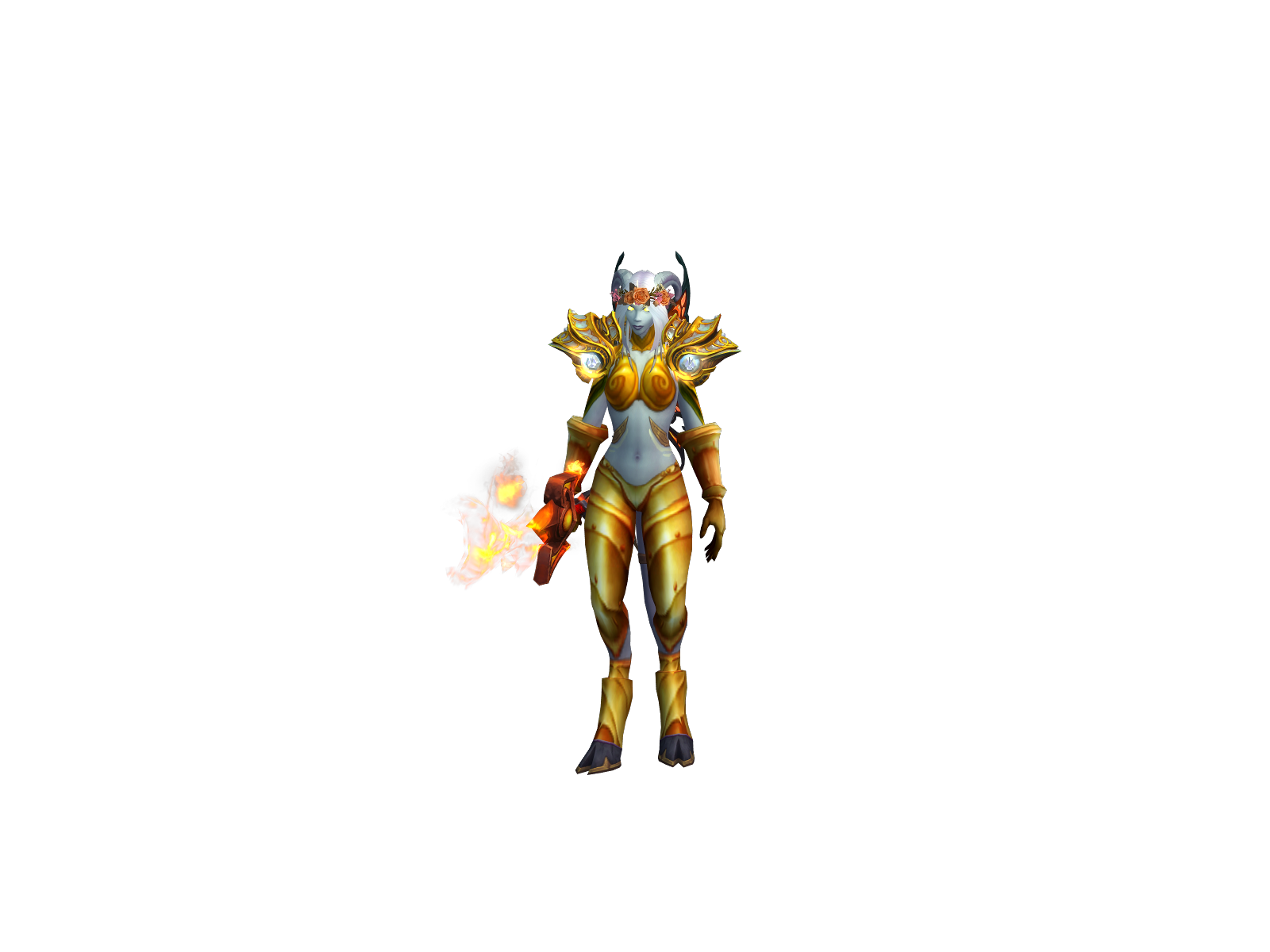 Famel 3D character render