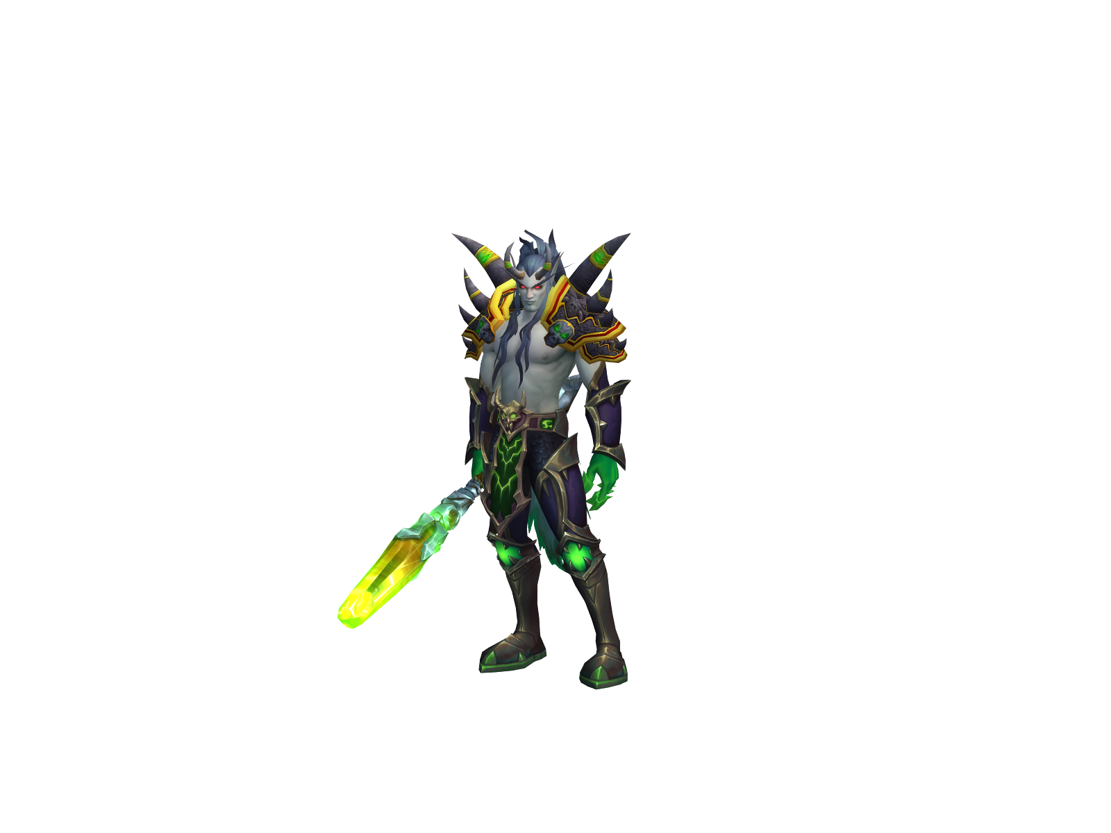Demonpewpew 3D character render