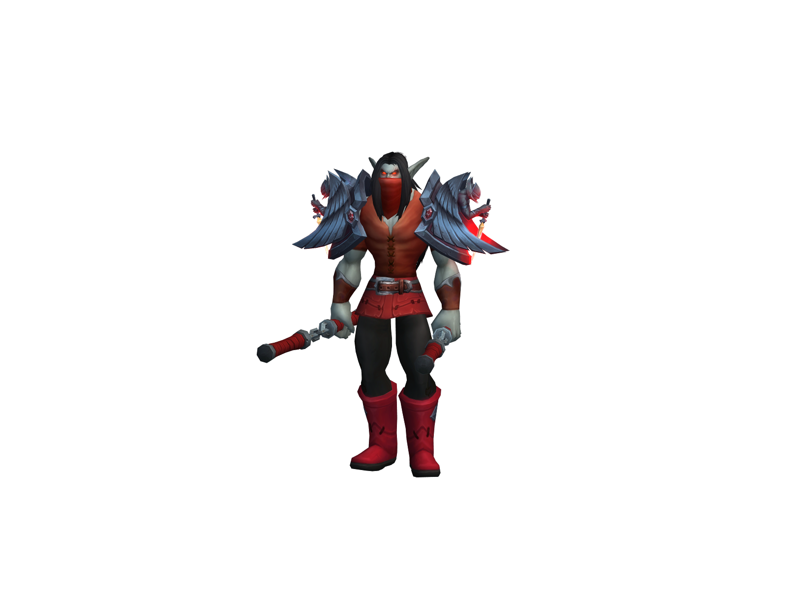 Halfsaint 3D character render